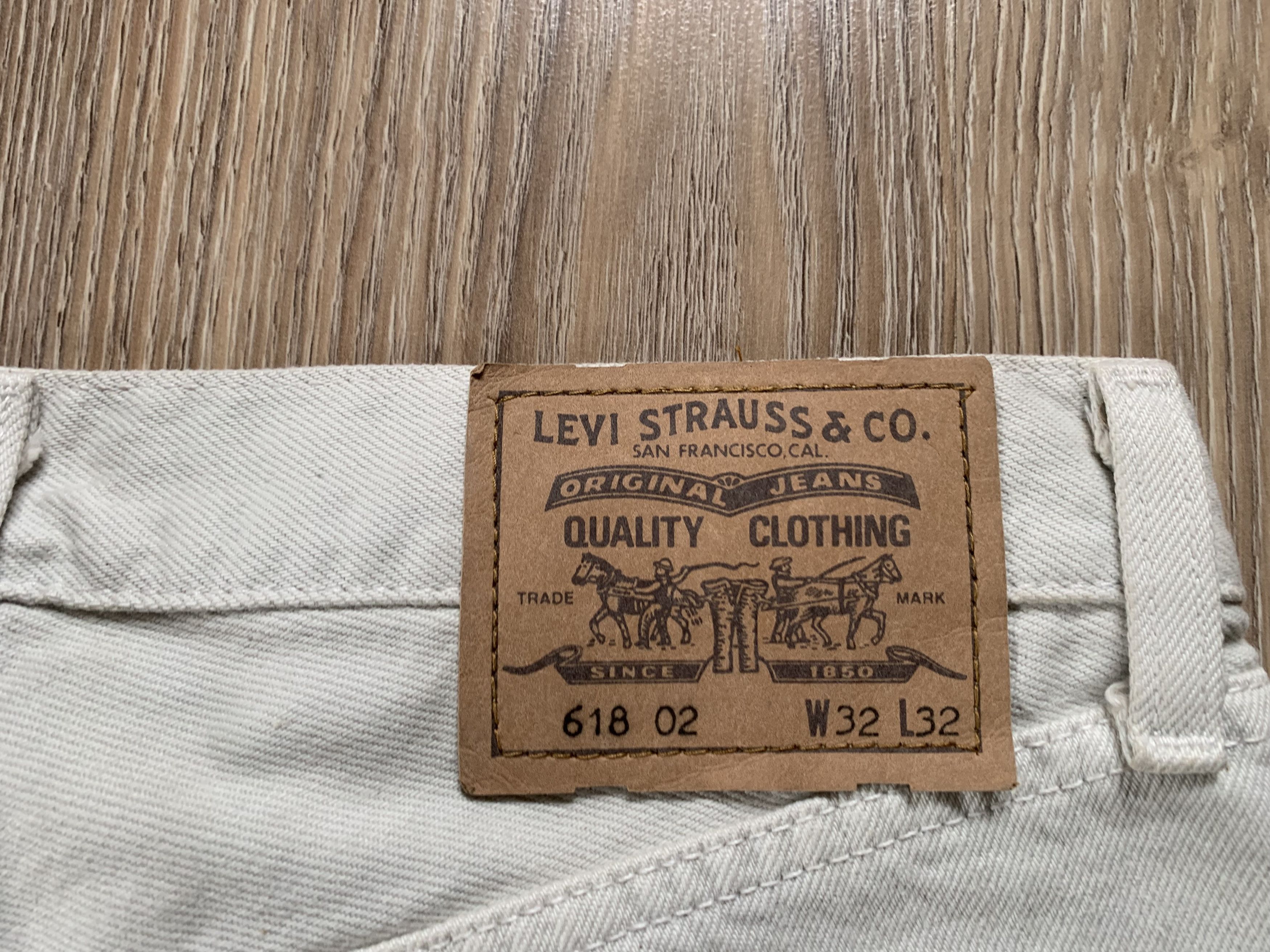 Levi's × Vintage Levis 618 Vintage Beige Jeans Size US 32 / EU 48 - 8 Thumbnail