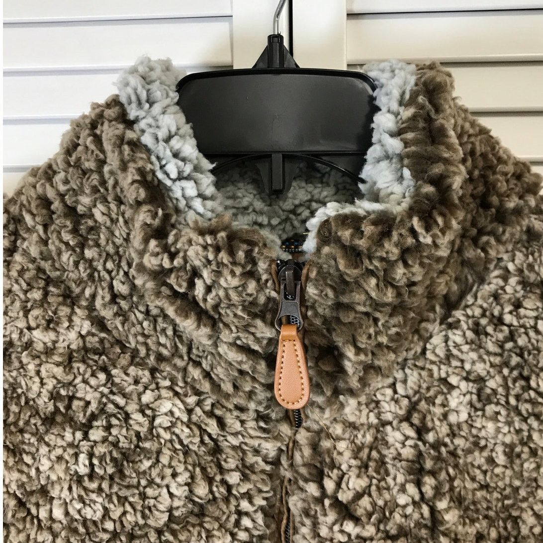 Other Prissy Jane Faux Fur Brown High Neck Sleeveless Vest XL Size XL / US 12-14 / IT 48-50 - 6 Thumbnail