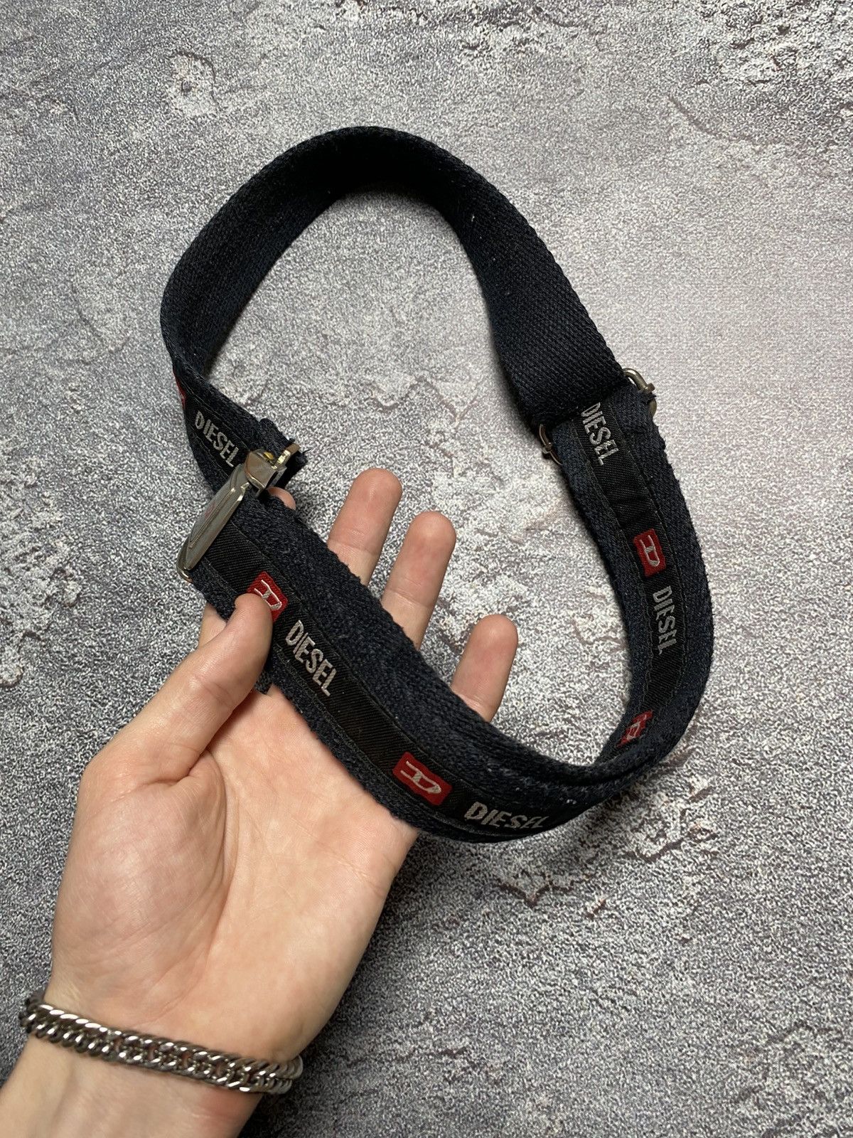 Diesel × Vintage Diesel belt vintage black Size ONE SIZE - 3 Thumbnail