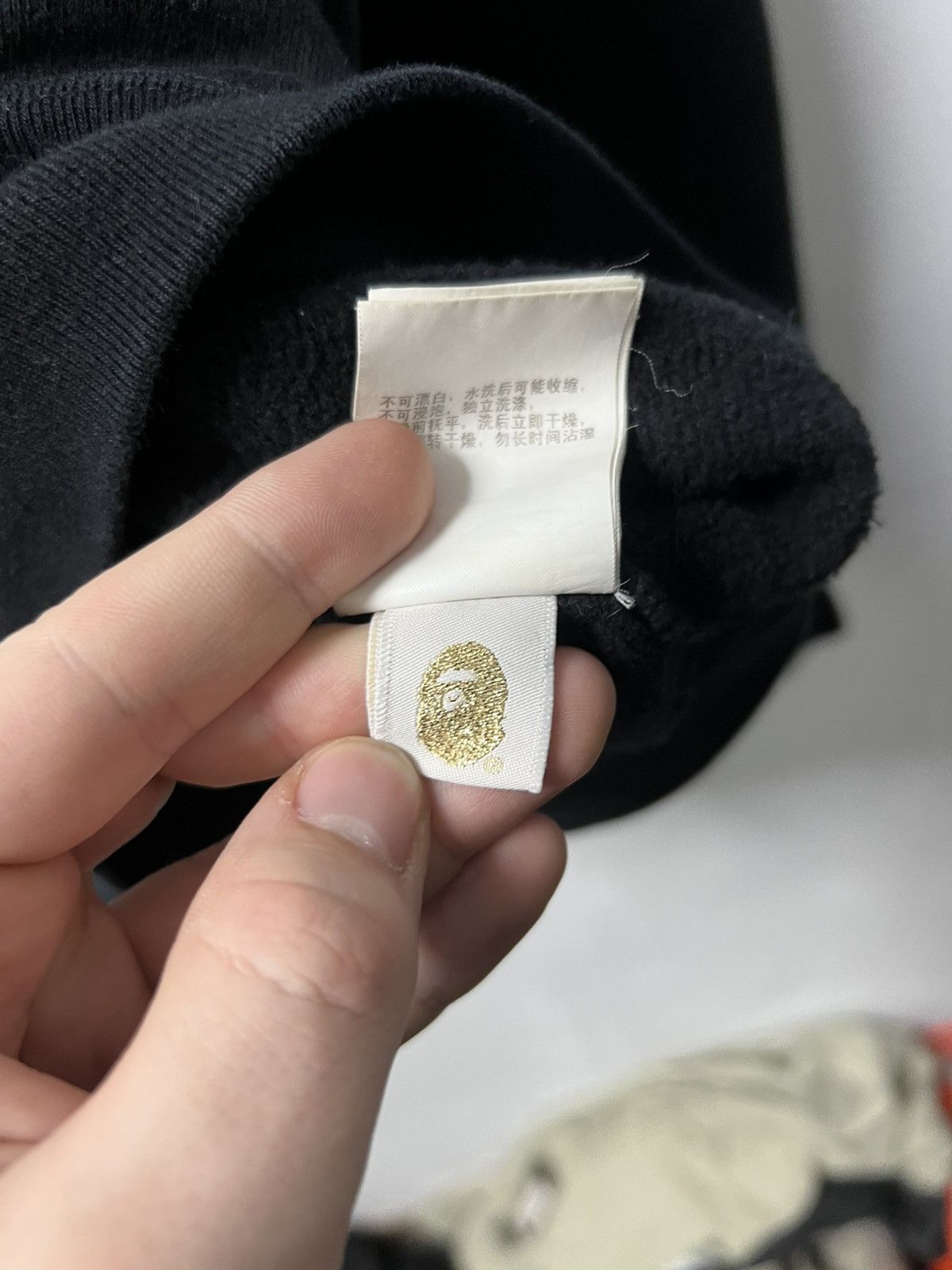 Bape Bape Sweatshirt Y2K Black Big Logo Size M Size US M / EU 48-50 / 2 - 12 Thumbnail