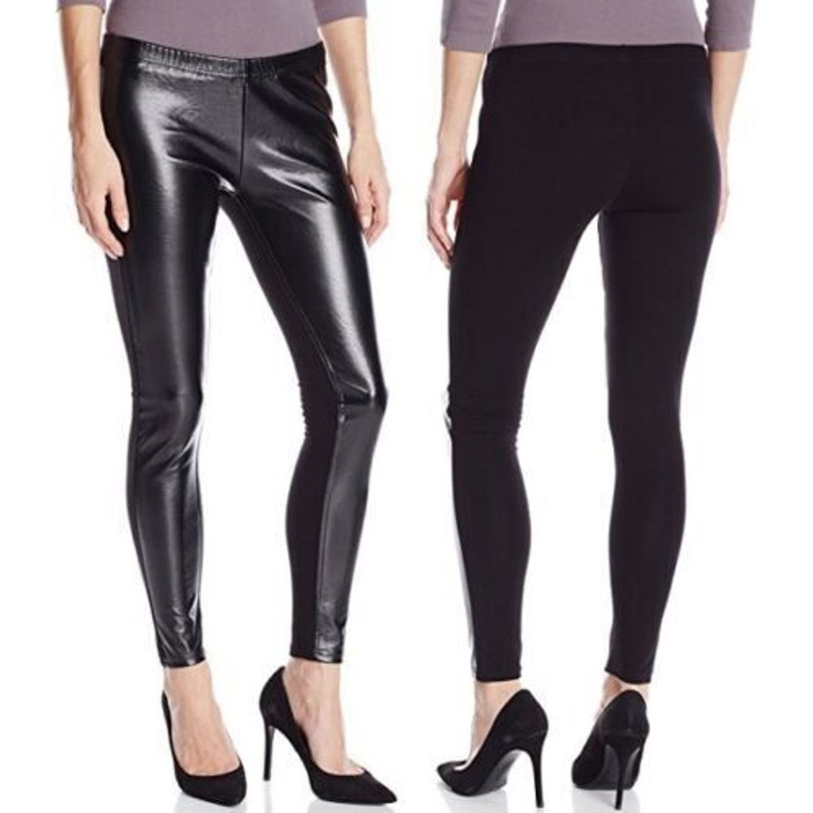 Other Jessica Simpson Faux Leather Ponte Knit Leggings Womens M Size 30" / US 8 / IT 44 - 7 Thumbnail
