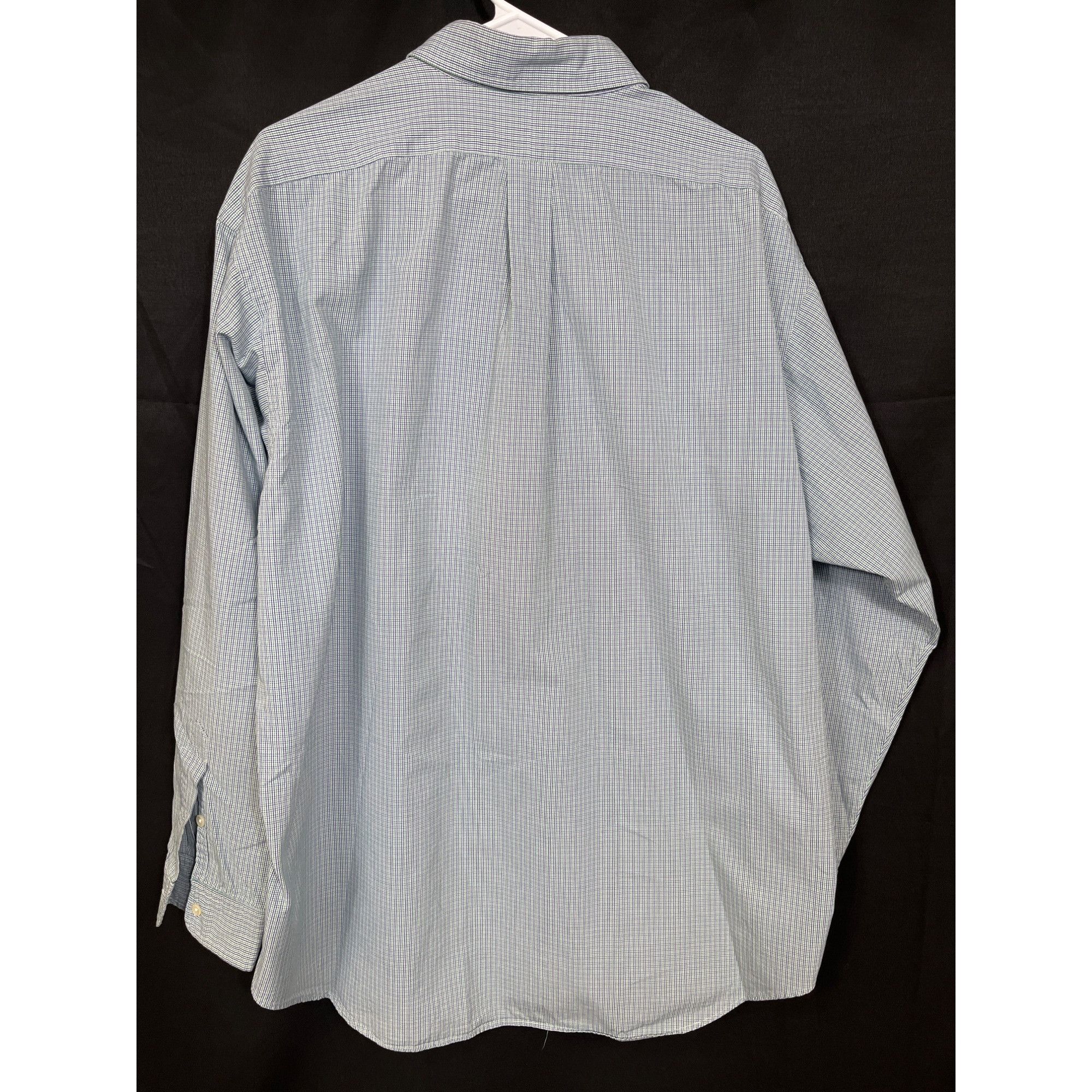 Ralph Lauren Ralph Lauren SKU 7741 Mens Blue and Green Plaid Long Sleeve Size US XL / EU 56 / 4 - 2 Thumbnail