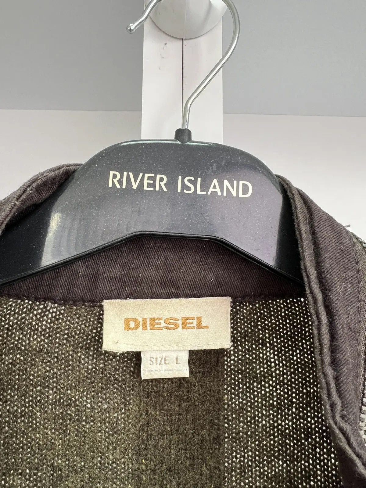Diesel × Vintage Vintage Diesel Style Multi Pocket Zip Up Avantgarde Sweater Size US L / EU 52-54 / 3 - 8 Thumbnail