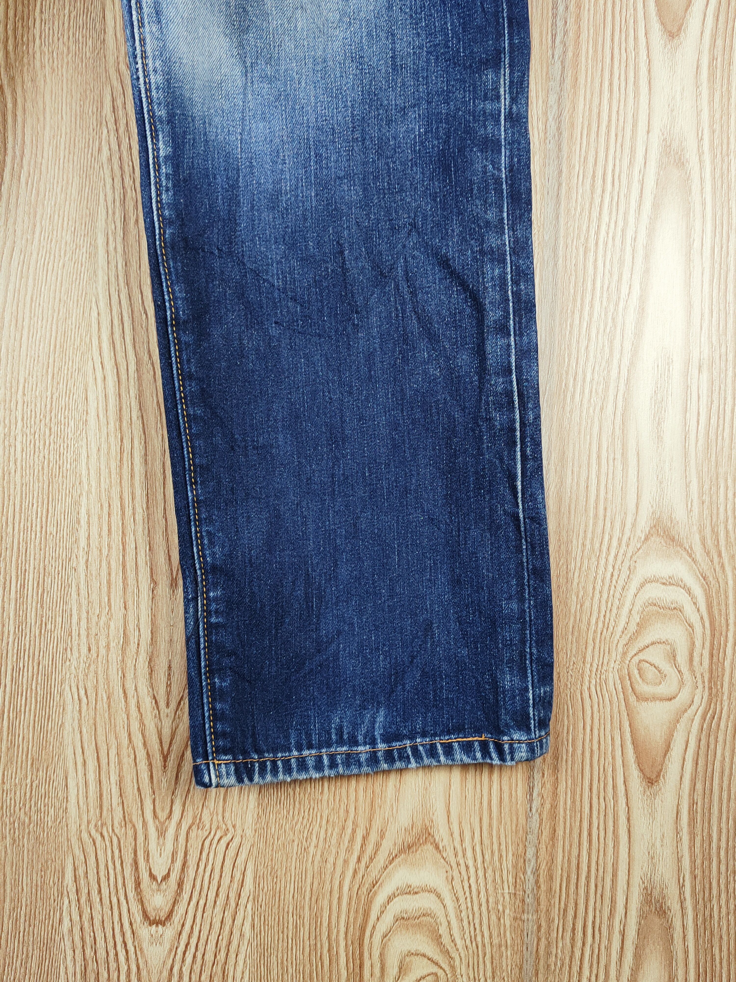 GU GU Dark Blue Distressed Ripped Jeans #S2681 Size US 30 / EU 46 - 6 Thumbnail