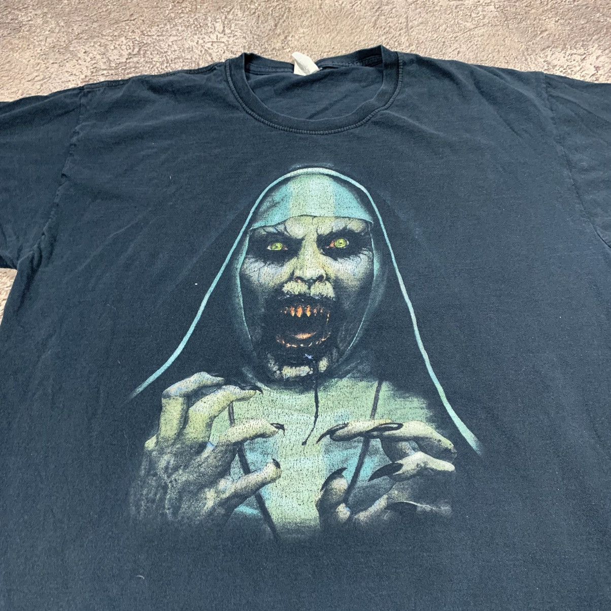 Vintage Vintage Y2K Horror Graphic Tee Sun Faded Grunge Dark Baggy L Size US L / EU 52-54 / 3 - 1 Thumbnail