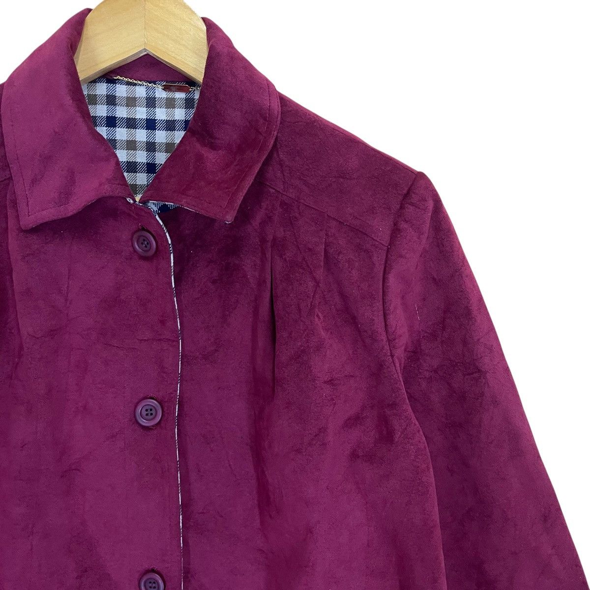Leather Vestire Pret A Porter Suede Leather Coat Jacket Size US M / EU 48-50 / 2 - 7 Thumbnail