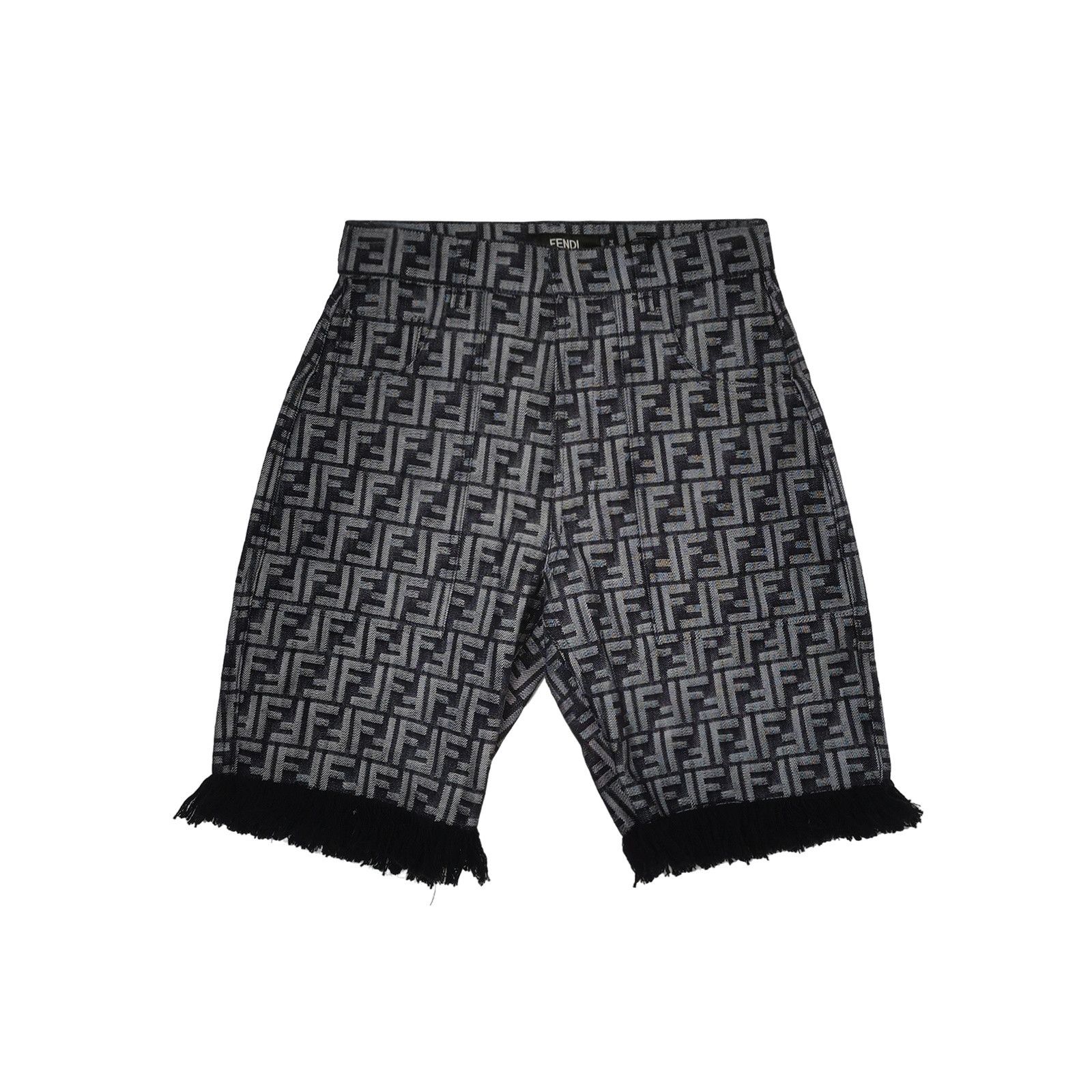 Fendi Fendi Monogram Fringe Jacquard Shorts 30 Size US 30 / EU 46 - 1 Thumbnail