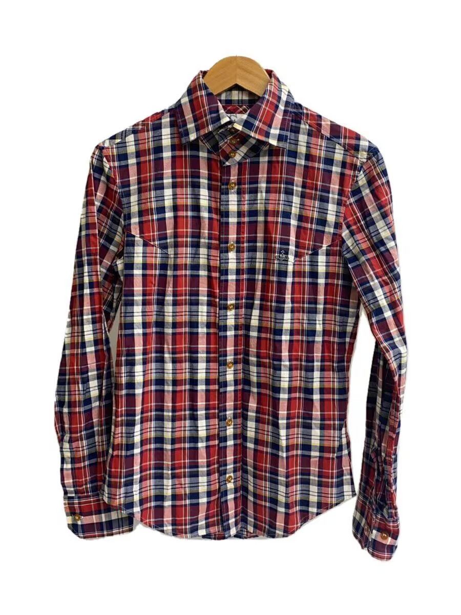 Vivienne Westwood Plaid Orb Button Shirt Size US S / EU 44-46 / 1 - 1 Thumbnail