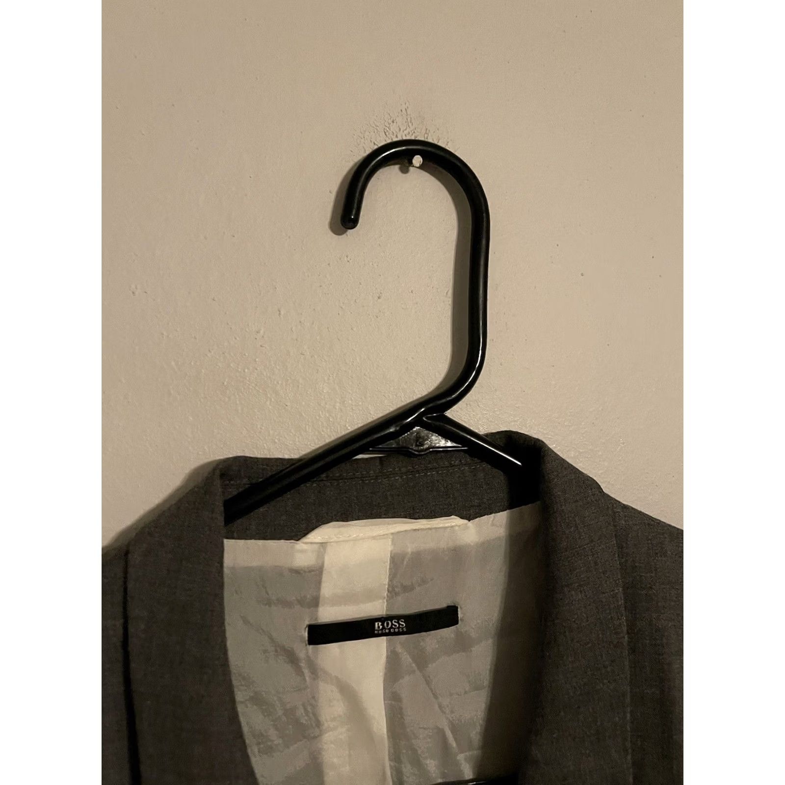 Hugo Boss HUGO BOSS Blazer Suit Jacket Women's 12 Light Gray Wool Blend 2 Button Size XL / US 12-14 / IT 48-50 - 3 Thumbnail
