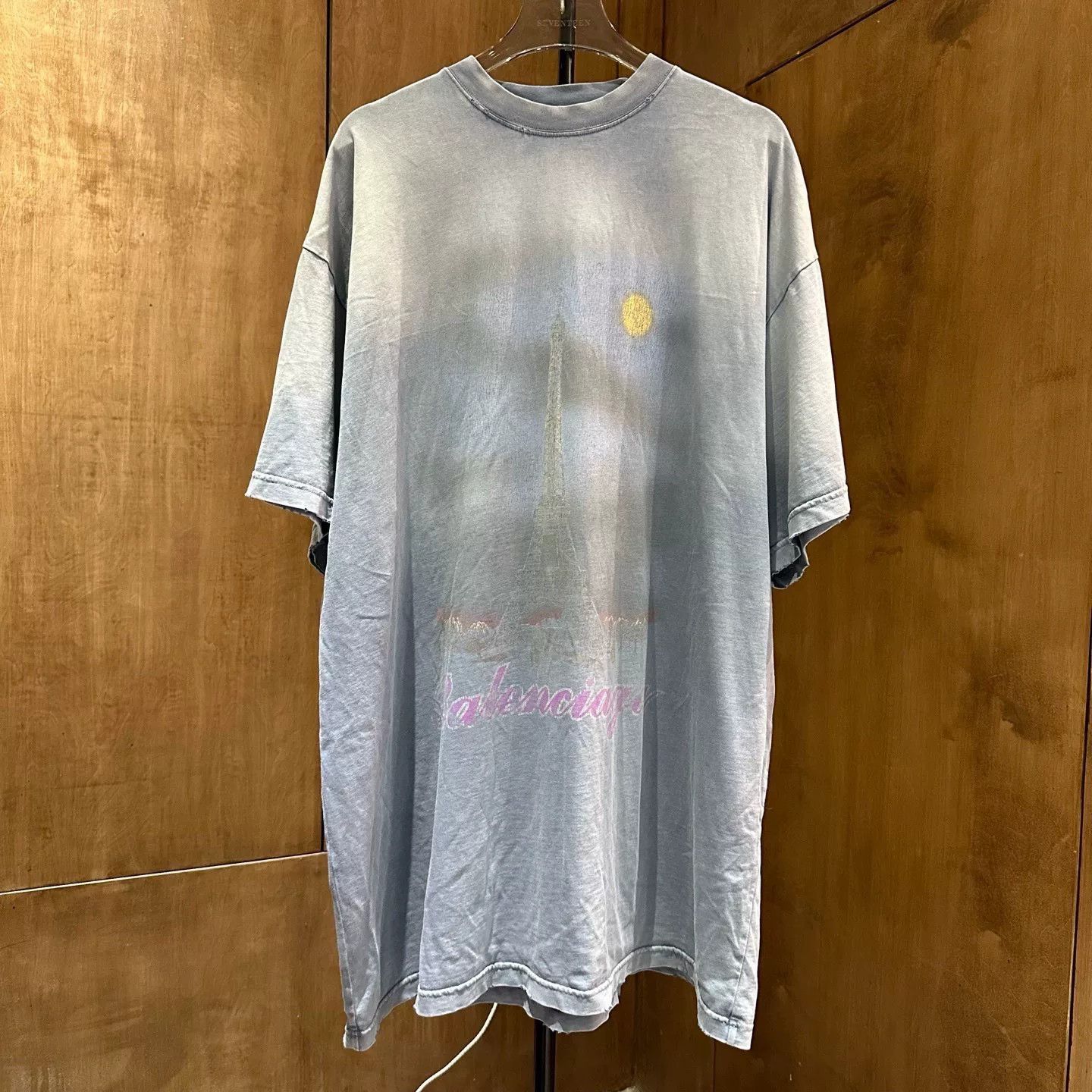 Balenciaga Balenciaga Distressed Green T-Shirt 24 Men Size US XS / EU 42 / 0 - 1 Thumbnail