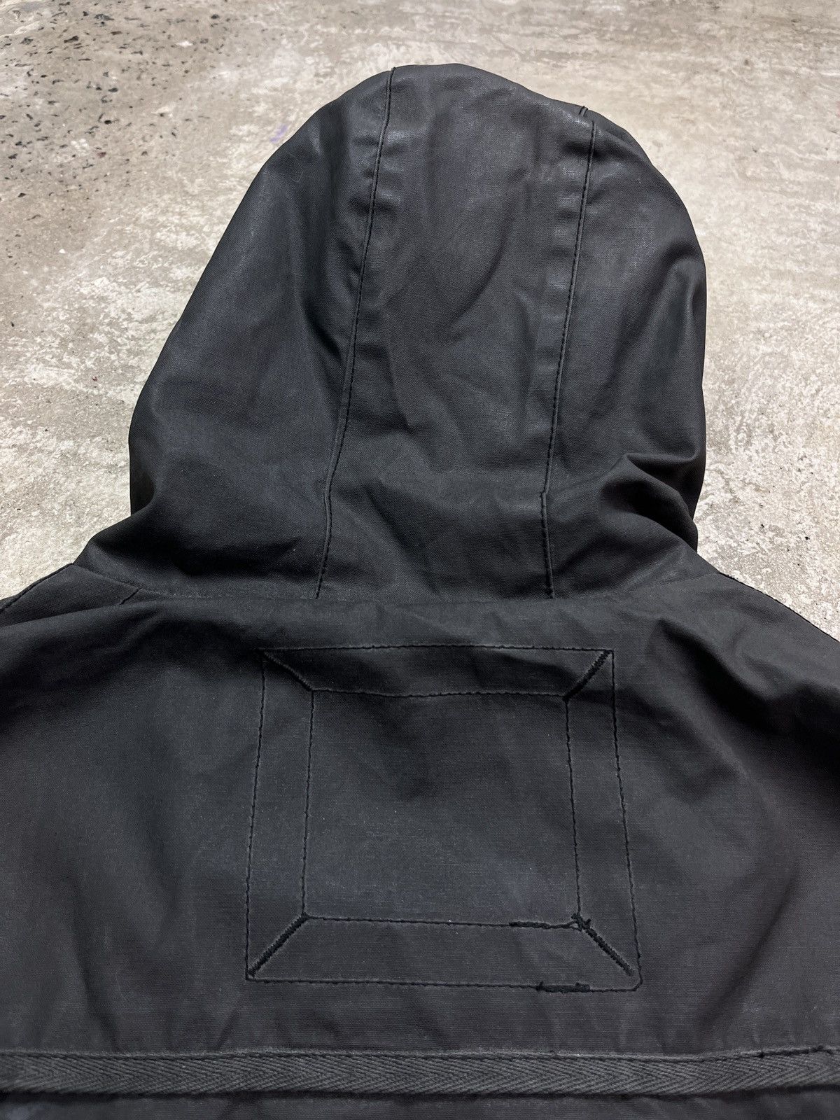 Superdry DOUBLE HOODED WAXED BOXY MULTIPOCKET BIKER JACKET - № 2253 Size US M / EU 48-50 / 2 - 9 Thumbnail