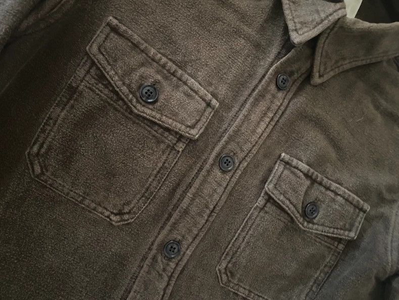 Visvim visvim 17 AW-Flannel Mud Dyed Long Sleeve Shirt Size US S / EU 44-46 / 1 - 2 Thumbnail