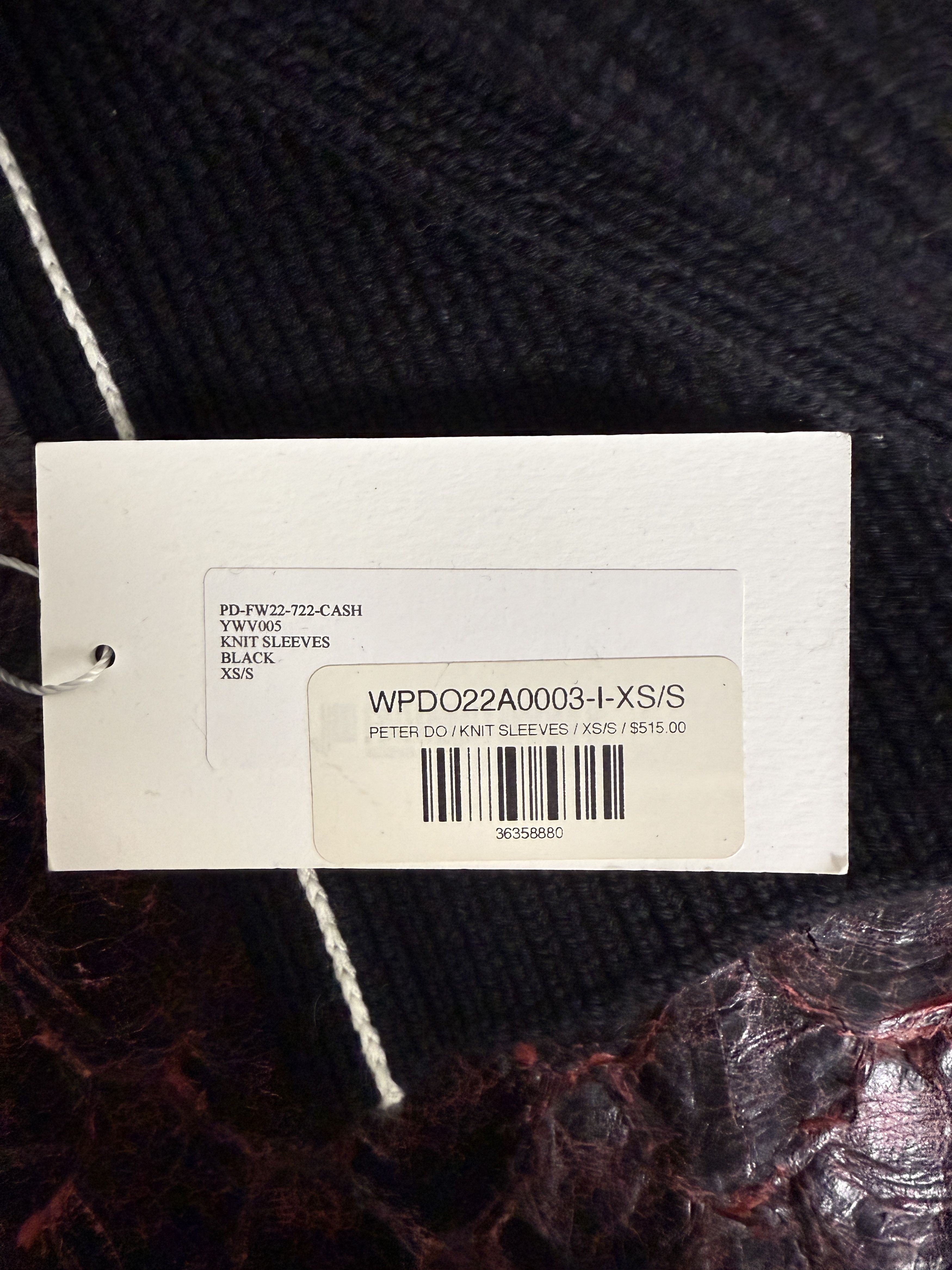Peter Do $515 Peter Do S/XS Knit Sleeves Size ONE SIZE - 8 Thumbnail