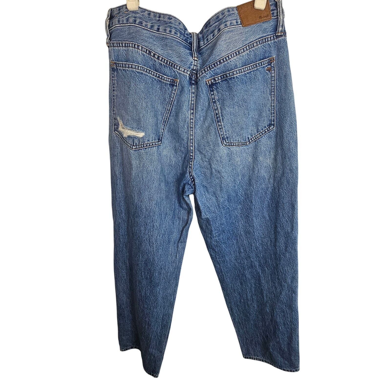 Madewell Madewell Womens The DadJean Sz 29 High Waist Distressed Size 33" - 6 Thumbnail