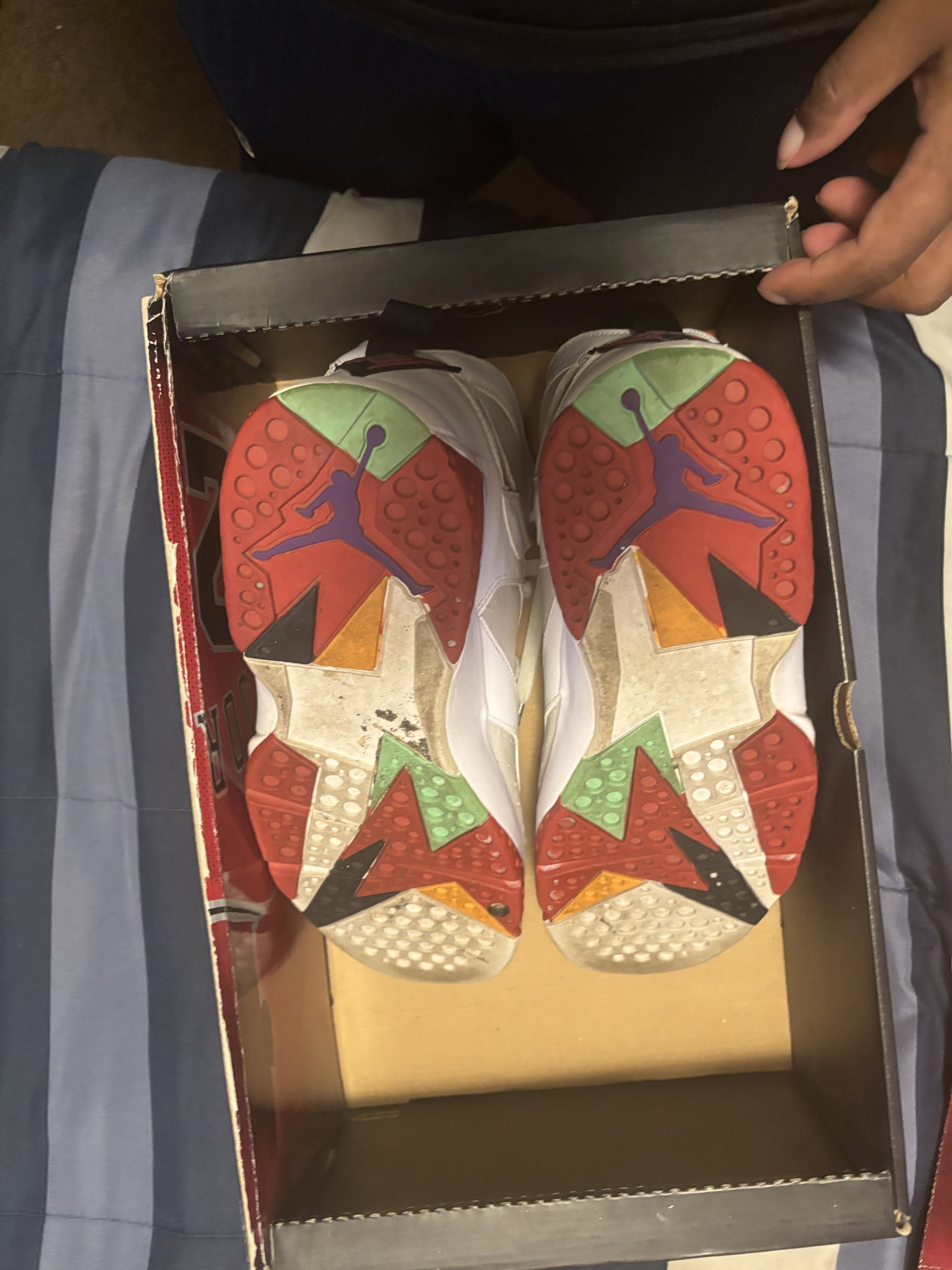 Nike Jordan 7 Hare CDP (2008) Size US 10 / EU 43 - 3 Thumbnail