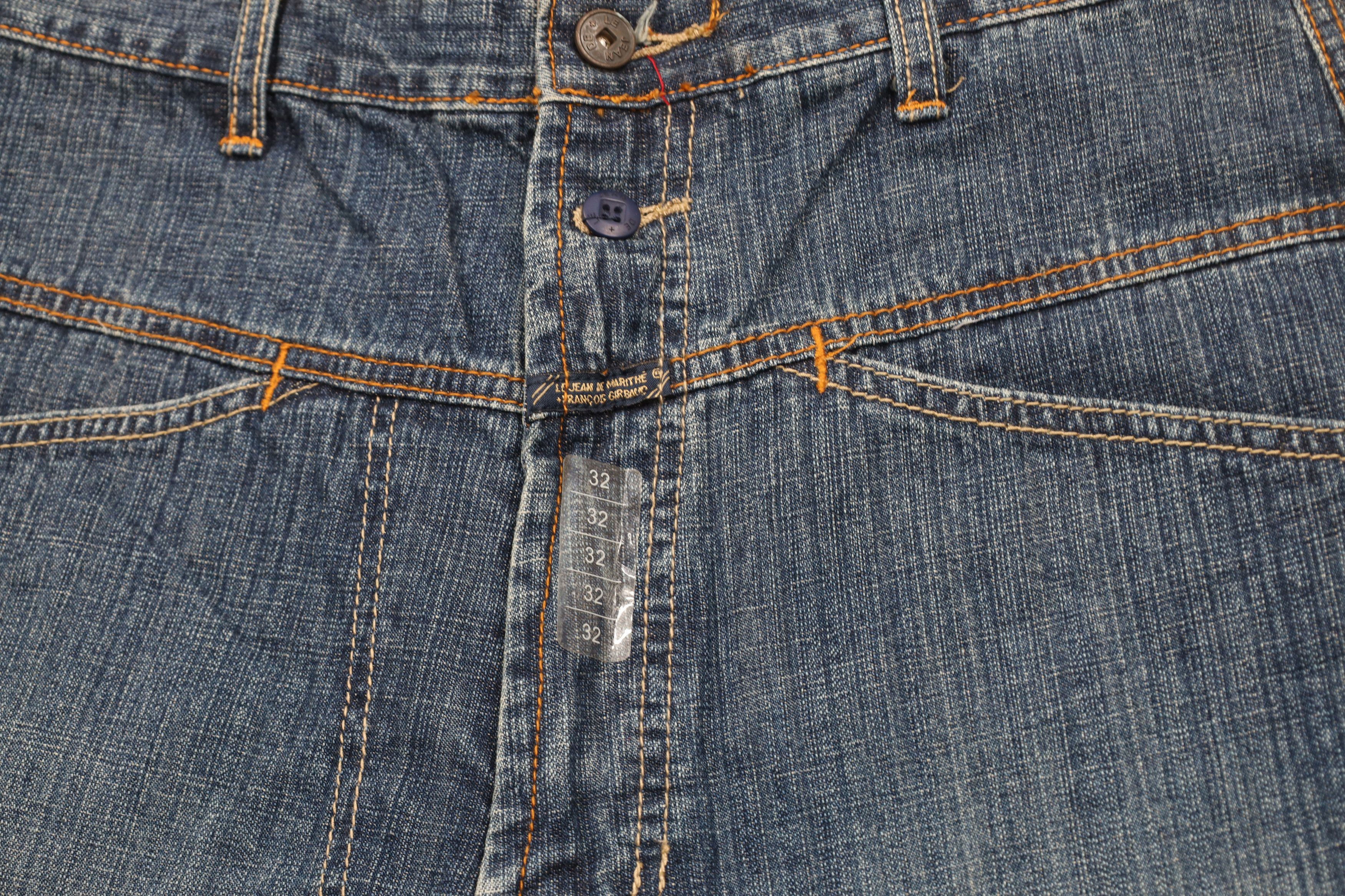 Marithe + Francois Girbaud × Vintage NOS Vintage 90s Marithe Francois Girbaud Denim Jean Shorts Size US 32 / EU 48 - 5 Thumbnail