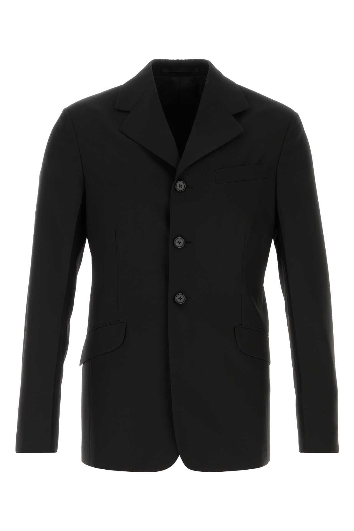 Jil Sander Black Wool Blazer Size US XL / EU 56 / 4 - 1 Thumbnail