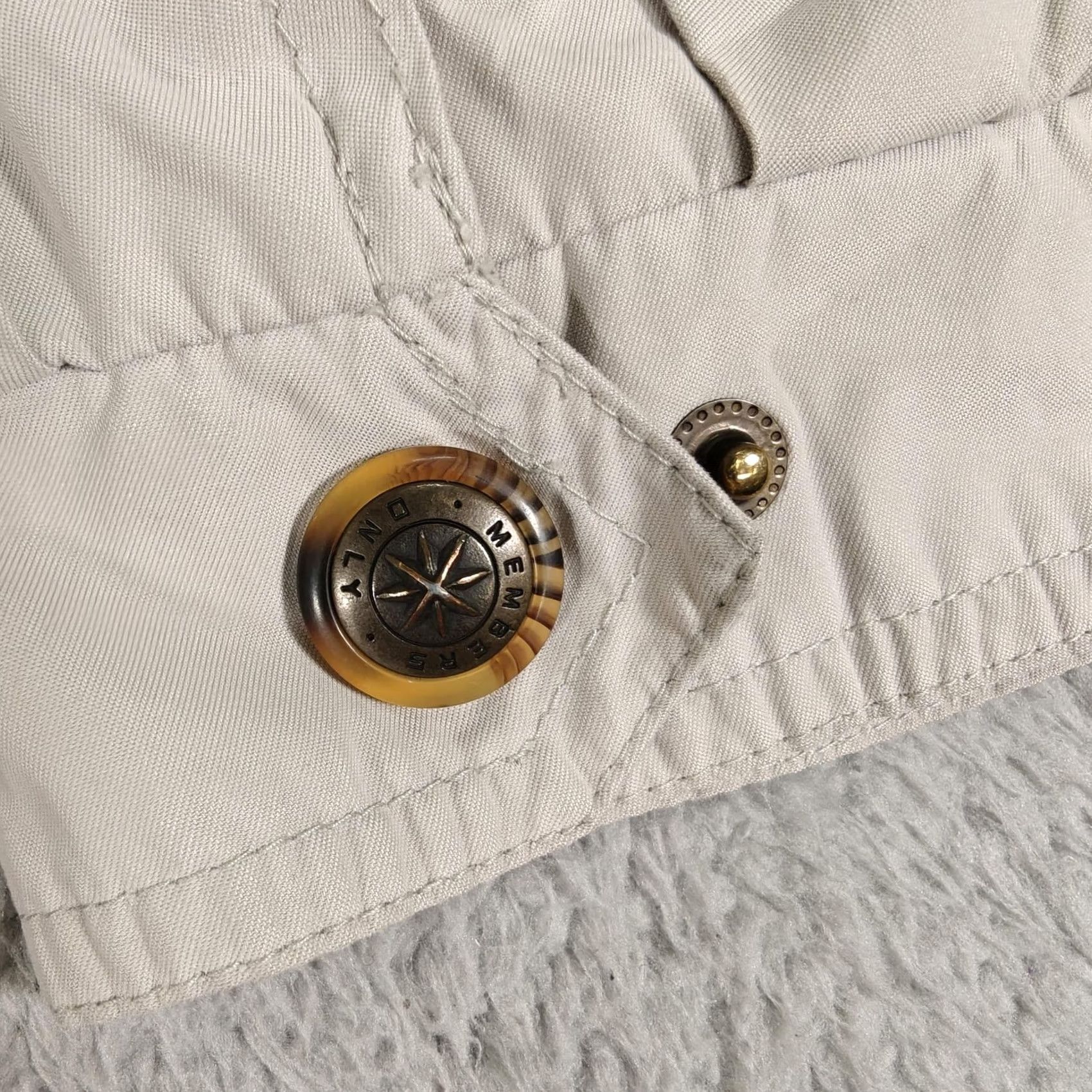 Members Only Members Only Jacket Mens Large Microfiber Full Zip Windbreaker Coat Pockets Beige Regular Size US L / EU 52-54 / 3 - 4 Thumbnail