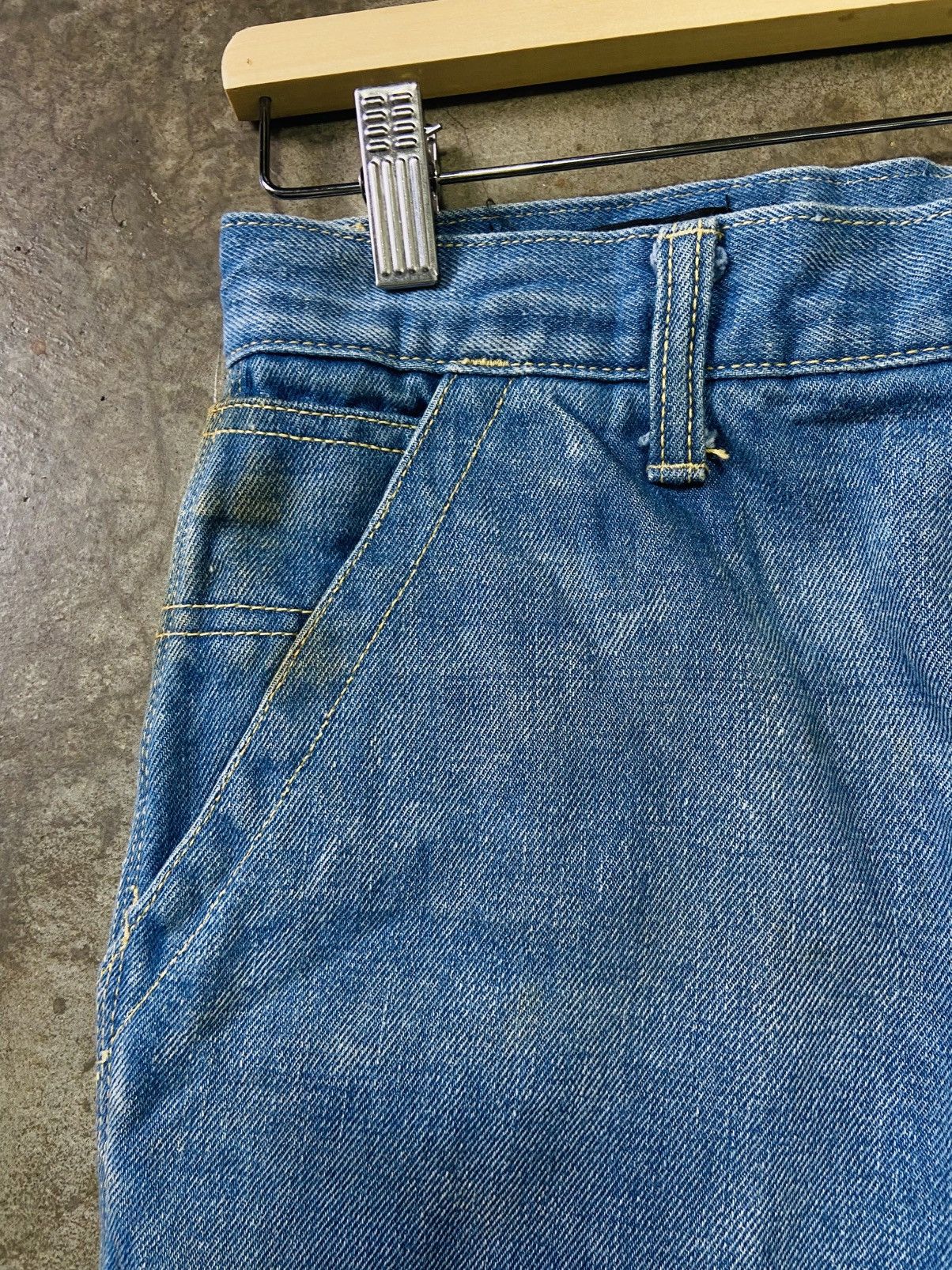 Jean Vintage Blue Way Jeans (Zip Talon) Size US 31 - 6 Thumbnail