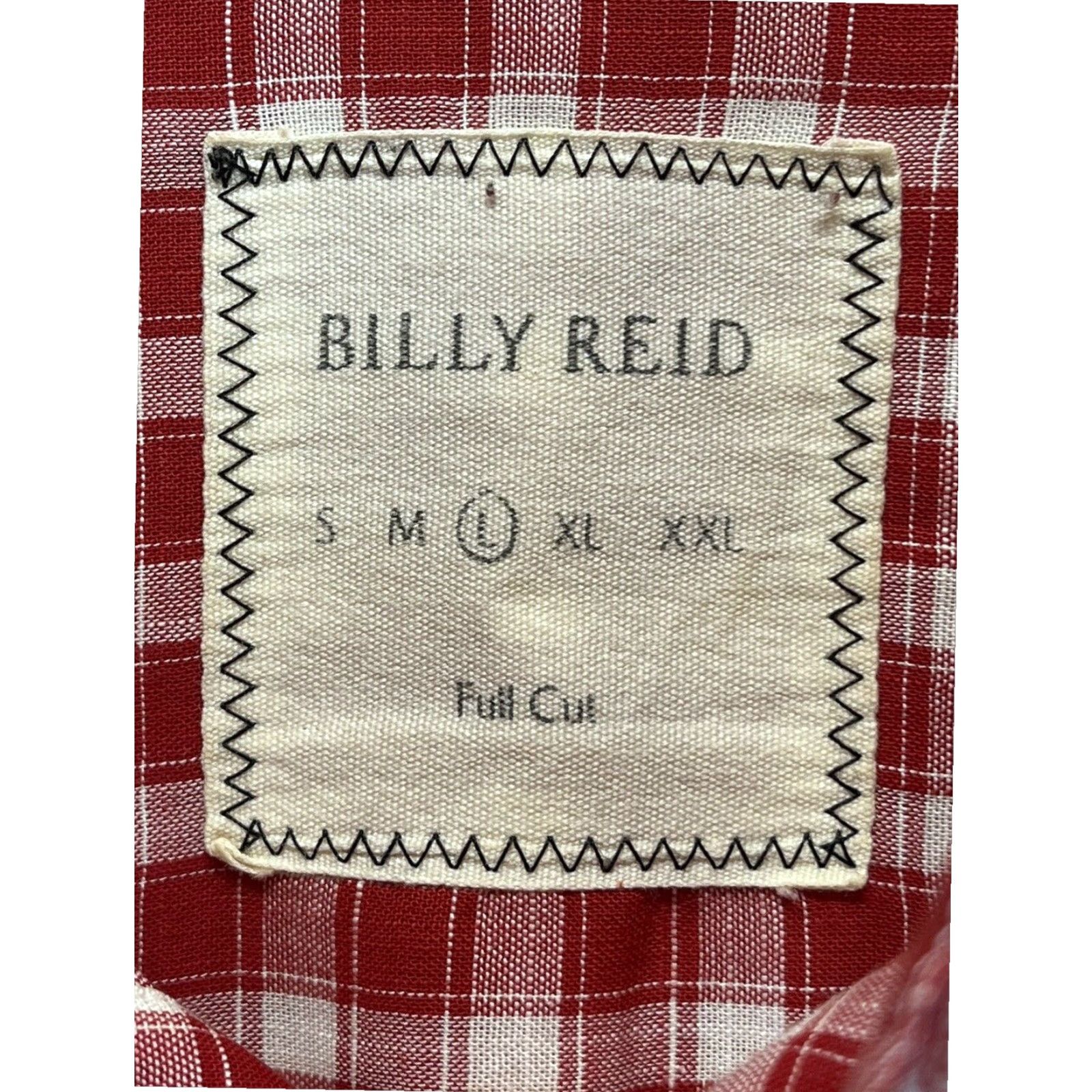 Billy Reid Billy Reid Button Down Shirt Mens Large Red White Plaid Long Sleeve Lightweight Classic Size US L / EU 52-54 / 3 - 4 Thumbnail