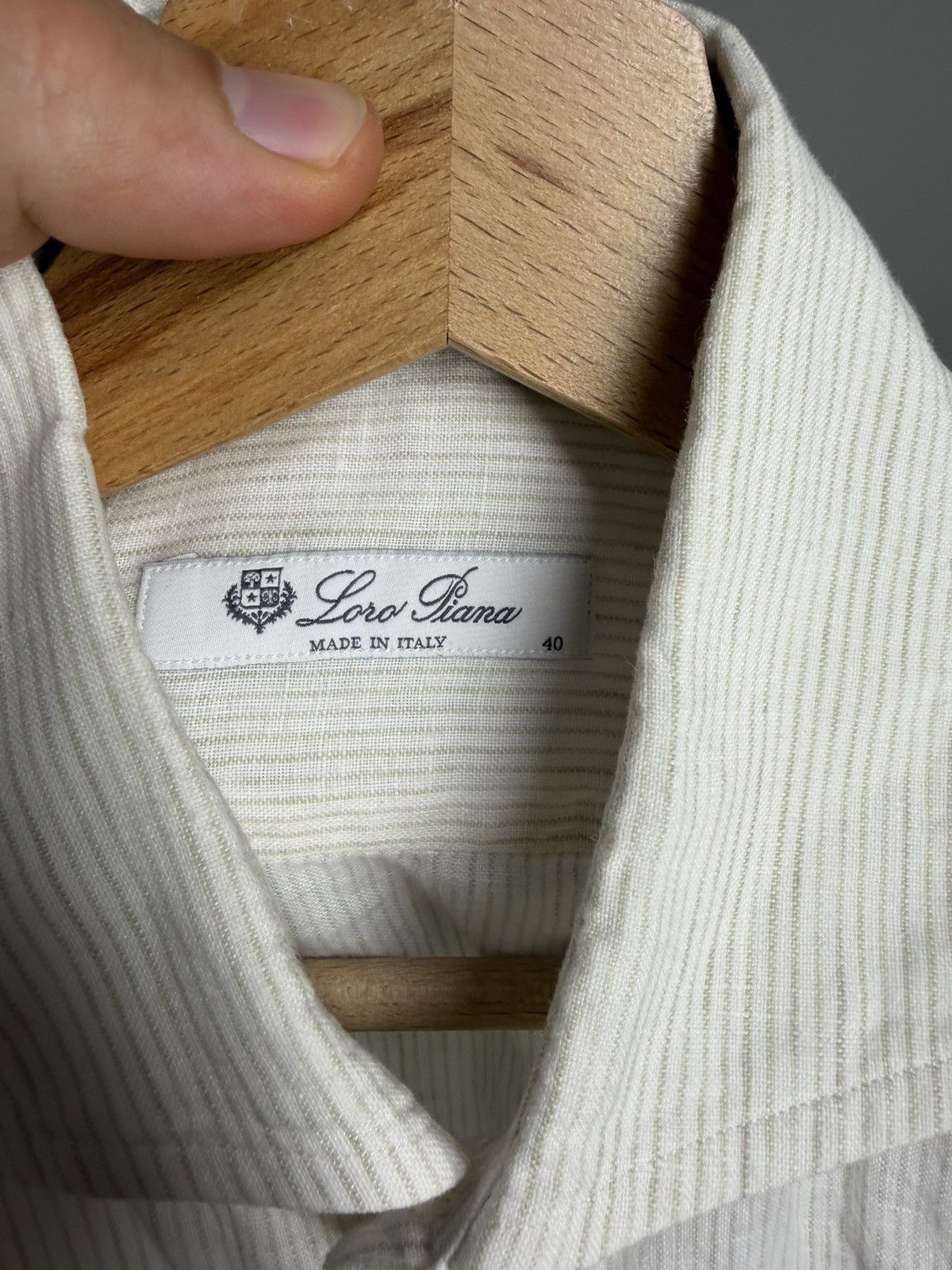 Loro Piana Loro Piana Lino Shirt Size S / US 4 / IT 40 - 7 Thumbnail