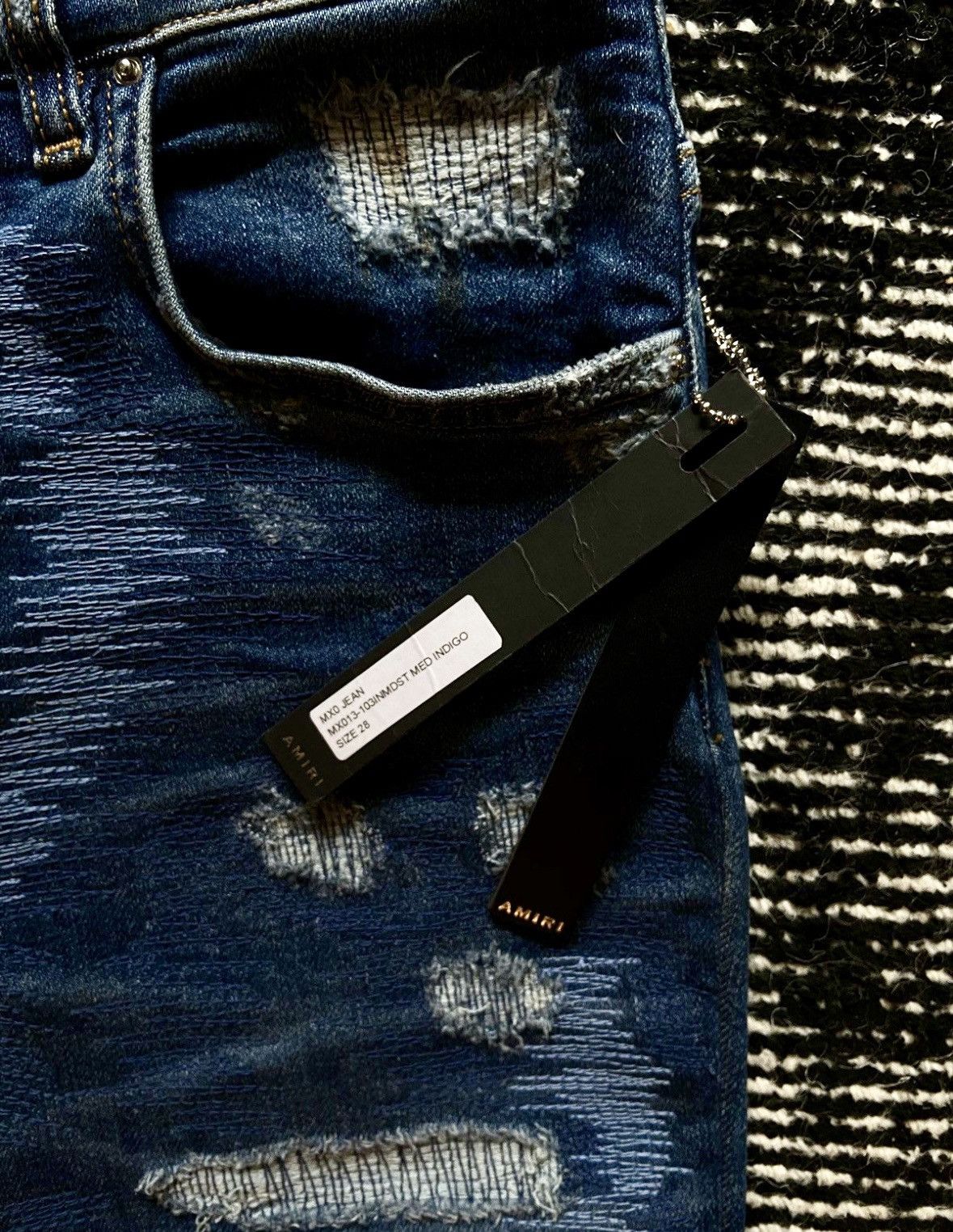 Amiri Amiri MXO Med Indigo Jeans Size US 28 / EU 44 - 4 Thumbnail