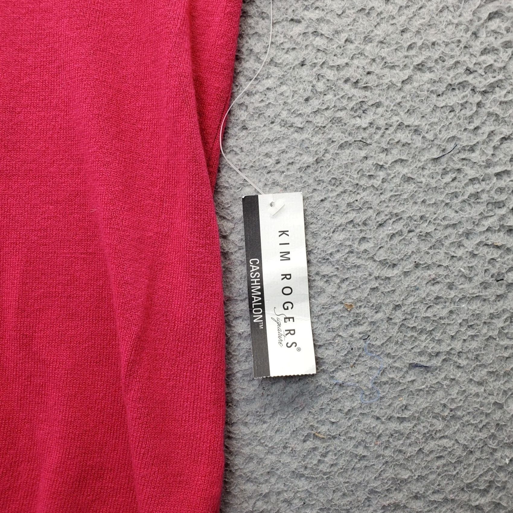Vintage Kim Rogers Signature Cashmalon Sweater Women Size XL Pink Crew Neck Long Sleeve Size XL / US 12-14 / IT 48-50 - 5 Thumbnail