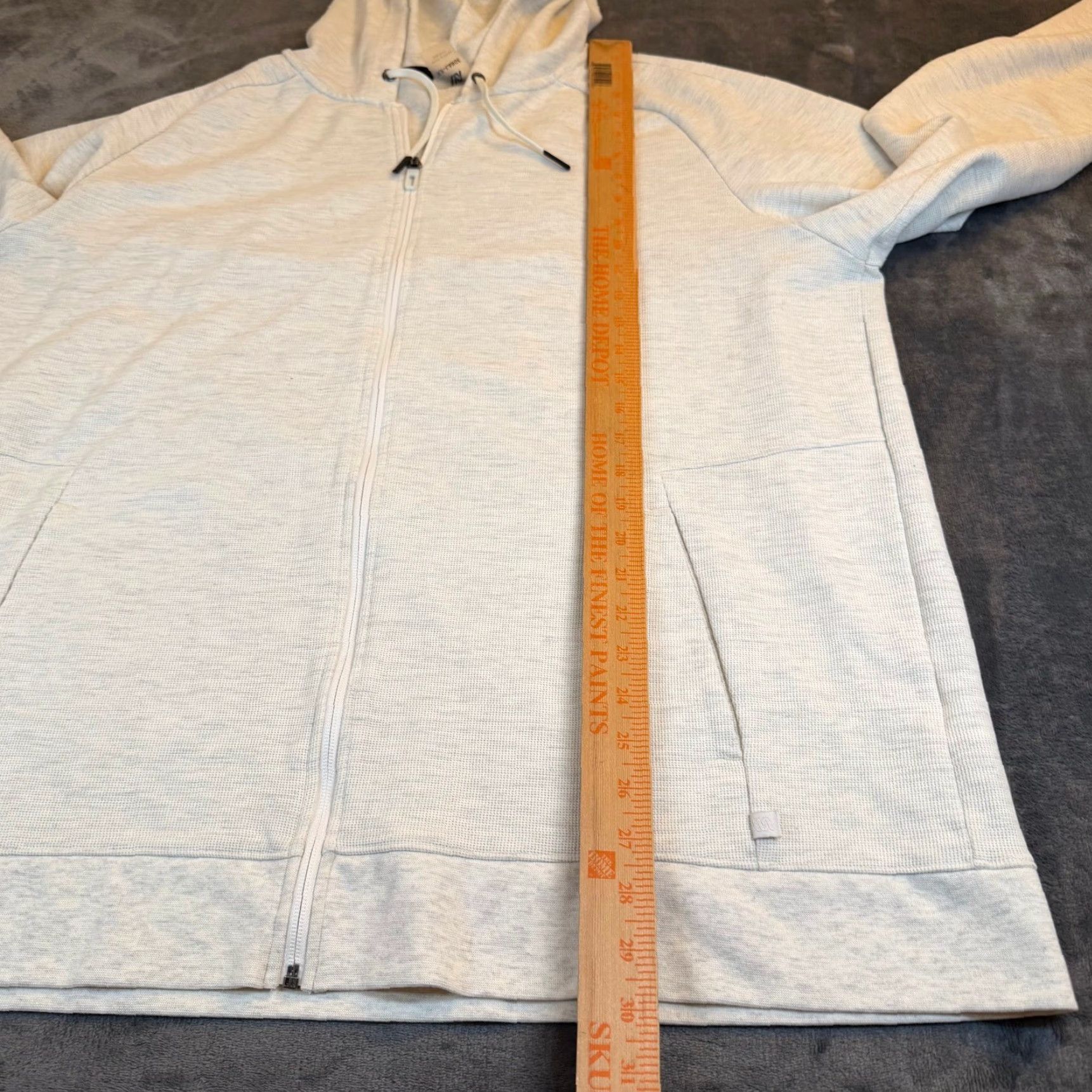 Vintage VRS T Heathered Light Grey Full Zip Hoodie Lightweight Comfort Mens XXL 2XL Size US XXL / EU 58 / 5 - 7 Thumbnail
