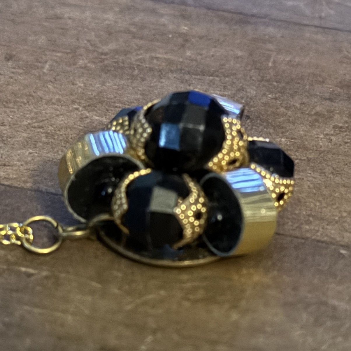 Other 925 gold plated cluster bead floral pendant necklace Size ONE SIZE - 7 Thumbnail