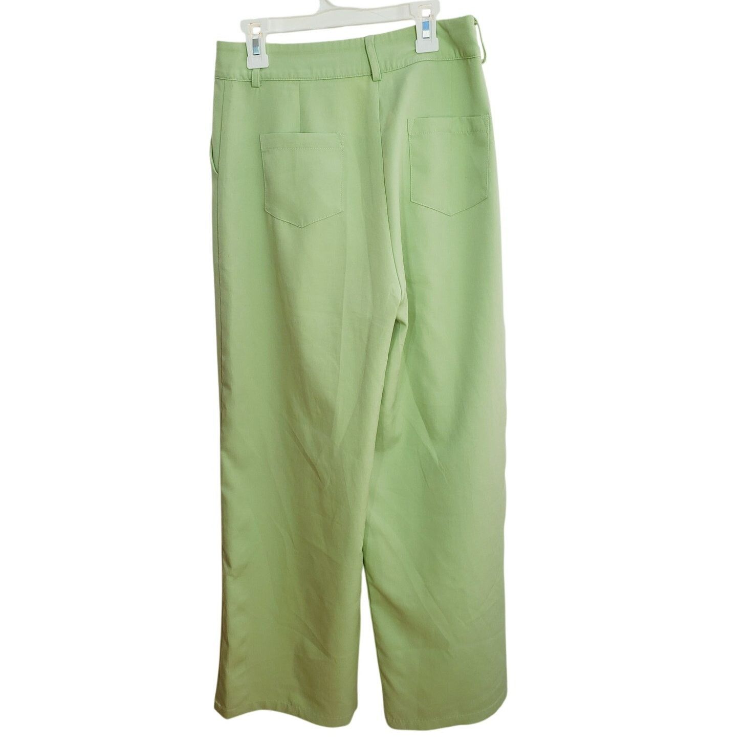 Cider Cider Green Wide Leg Dress Pants Pockets Small Size 28" / US 6 / IT 42 - 2 Thumbnail