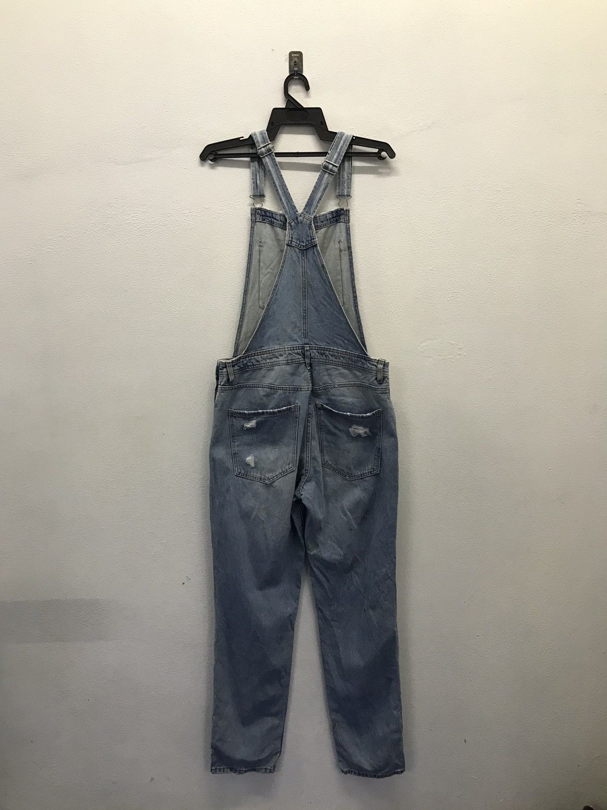 Japanese Brand × Vintage Vintage Denim Overalls Size US 33 - 2 Thumbnail
