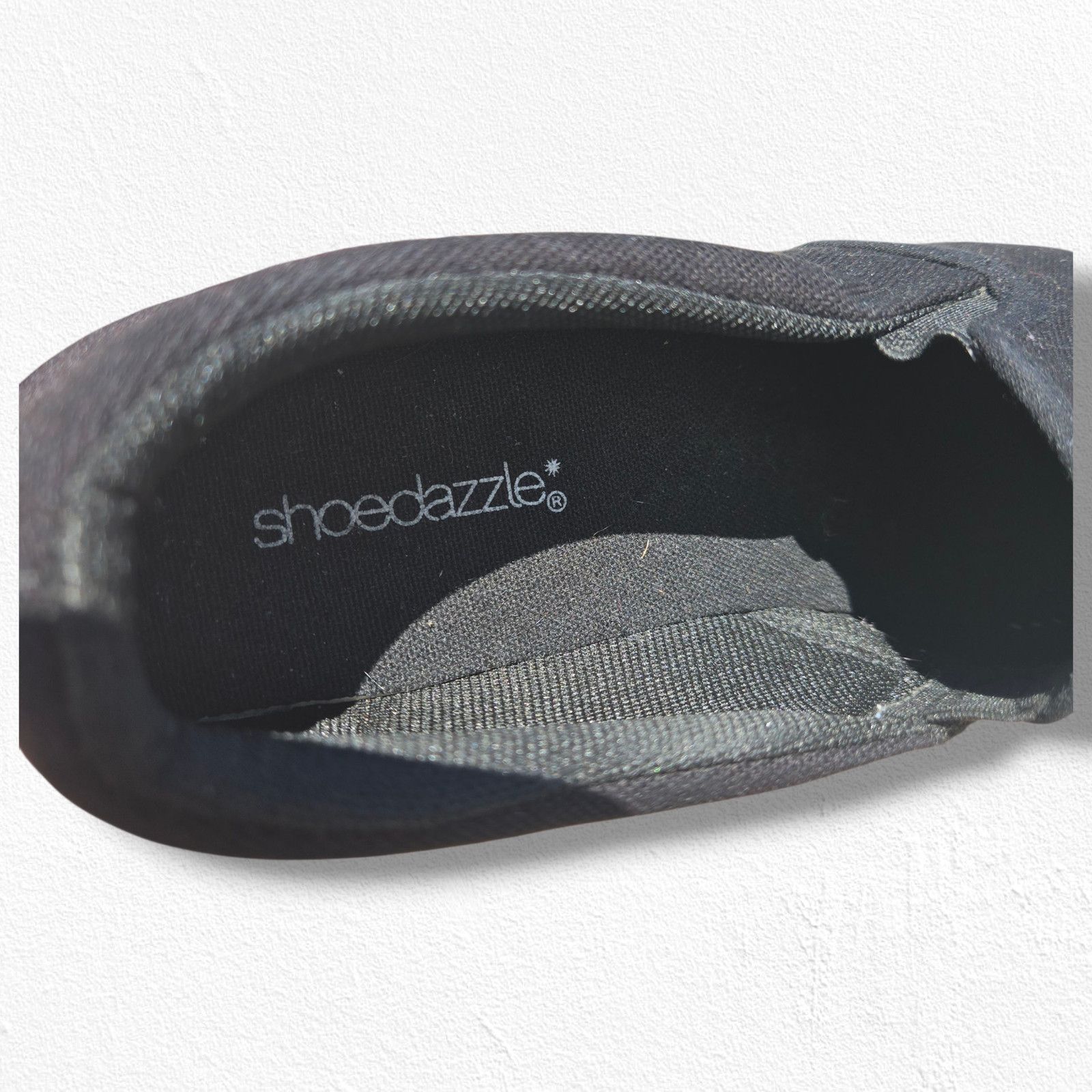 Other ShoeDazzle Lexy Black Canvas Slip-On Sneakers Womens Size 7 Size US 7 / IT 37 - 8 Thumbnail