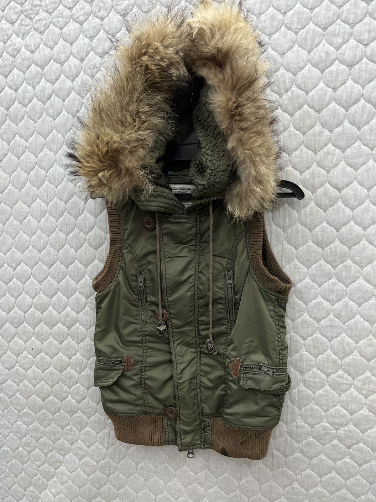 If Six Was Nine 🔥🔥🔥STEALS GOA HOODIE FUR VEST JACKET Size S / US 4 / IT 40 - 3 Thumbnail
