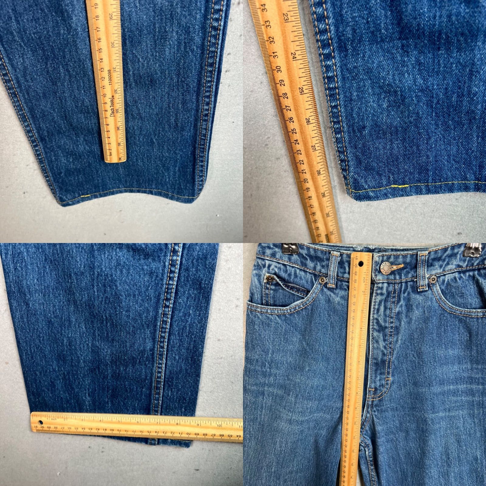 Calvin Klein VINTAGE Calvin Klein Womens Size 10 High-Waist Straight-Leg Jeans Blue Denim Size 32" / US 10 / IT 46 - 8 Thumbnail