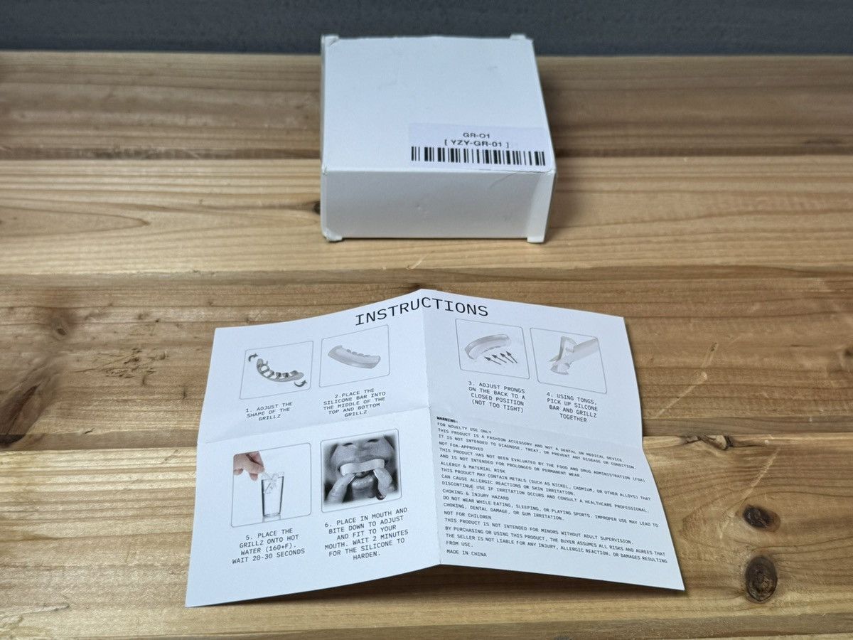 Yeezy Yeezy YZY GR-01 Grillz Brand New SOLD OUT Size ONE SIZE - 6 Thumbnail
