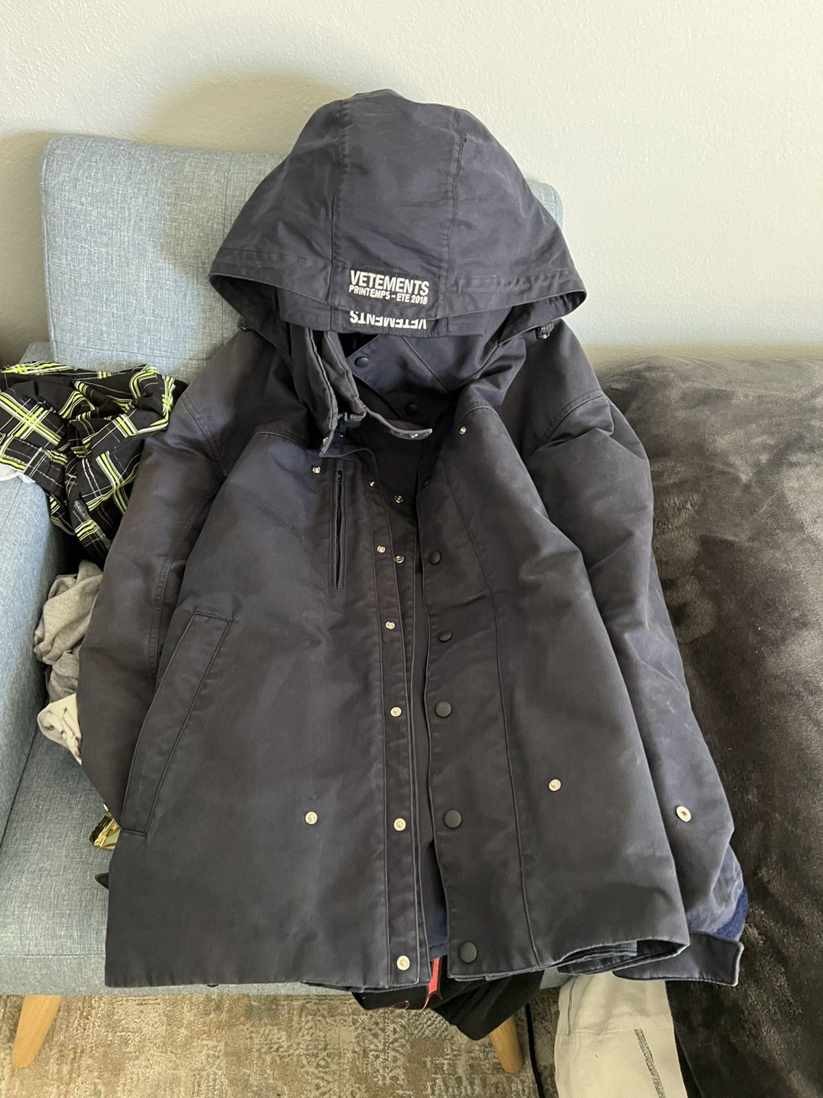 ジャケット・アウター vetements 19ss reversible coat Vetements VETEMENTS SS19 REVERSIBLE BOMBER JACKET | Grailed