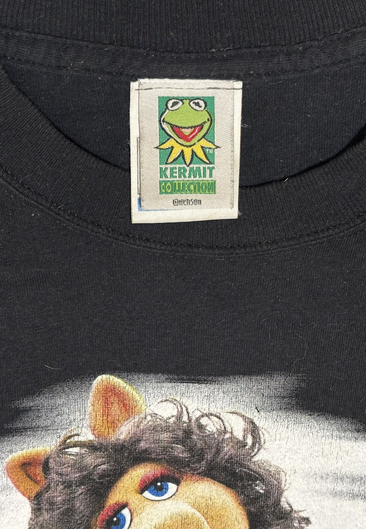 Fruit Of The Loom Piggy Woman Kermit Collection 1994 Screen Stars vintage Size US XL / EU 56 / 4 - 14 Thumbnail
