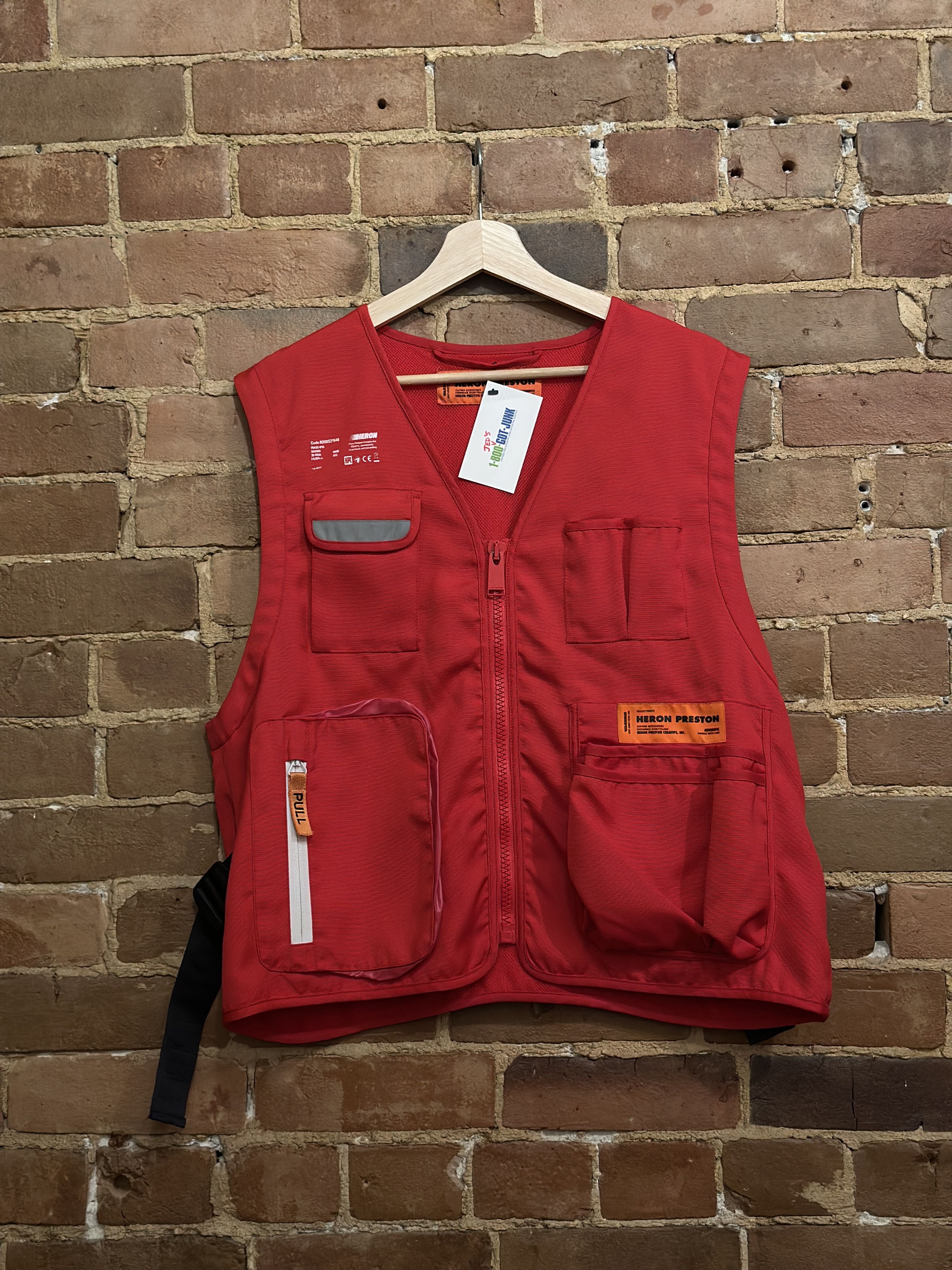 HERON PRESTON ヘロン プレストン FIRE VEST Heron Preston - Multi Pockets Fire Vest | HBX - ハイプ