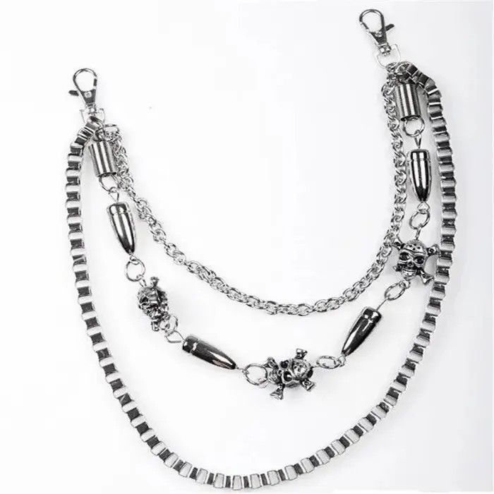 Jewelry Multi Layer Rock Punk Pants Chain Size ONE SIZE - 2 Thumbnail