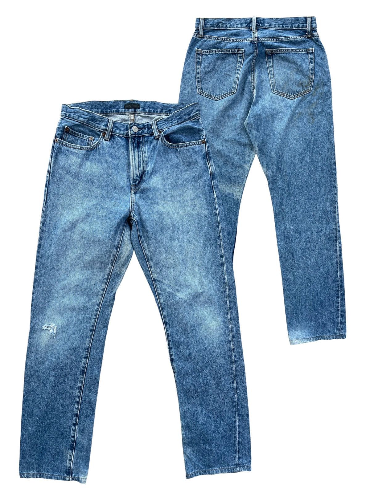 Japanese Brand × Uniqlo 🔥Japanese Brand Uniqlo Distressed Denim W29🔥 Size US 29 - 1 Thumbnail