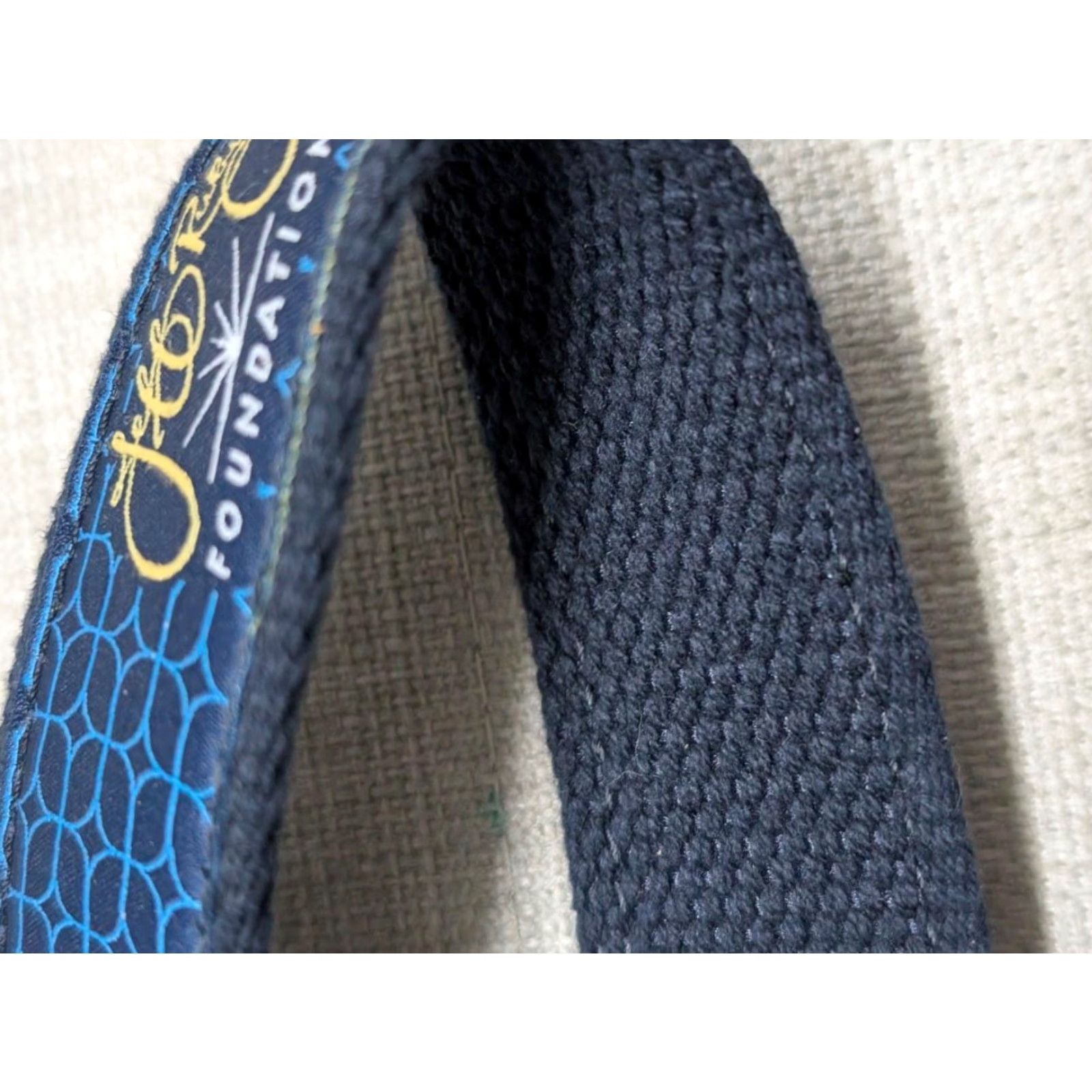 Vintage VINTAGE USA made YRI JEFF RUBY golf belt webbed canvas 36 leather blue belt Mens Size 36 - 3 Thumbnail