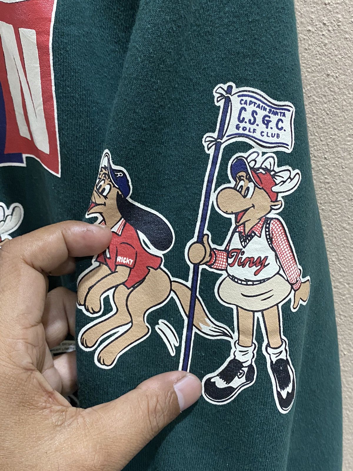 Cartoon Network × Vintage RARE VINTAGE CAPTAIN SANTA NICE DESIGN SWEATSHIRT Size US L / EU 52-54 / 3 - 9 Thumbnail