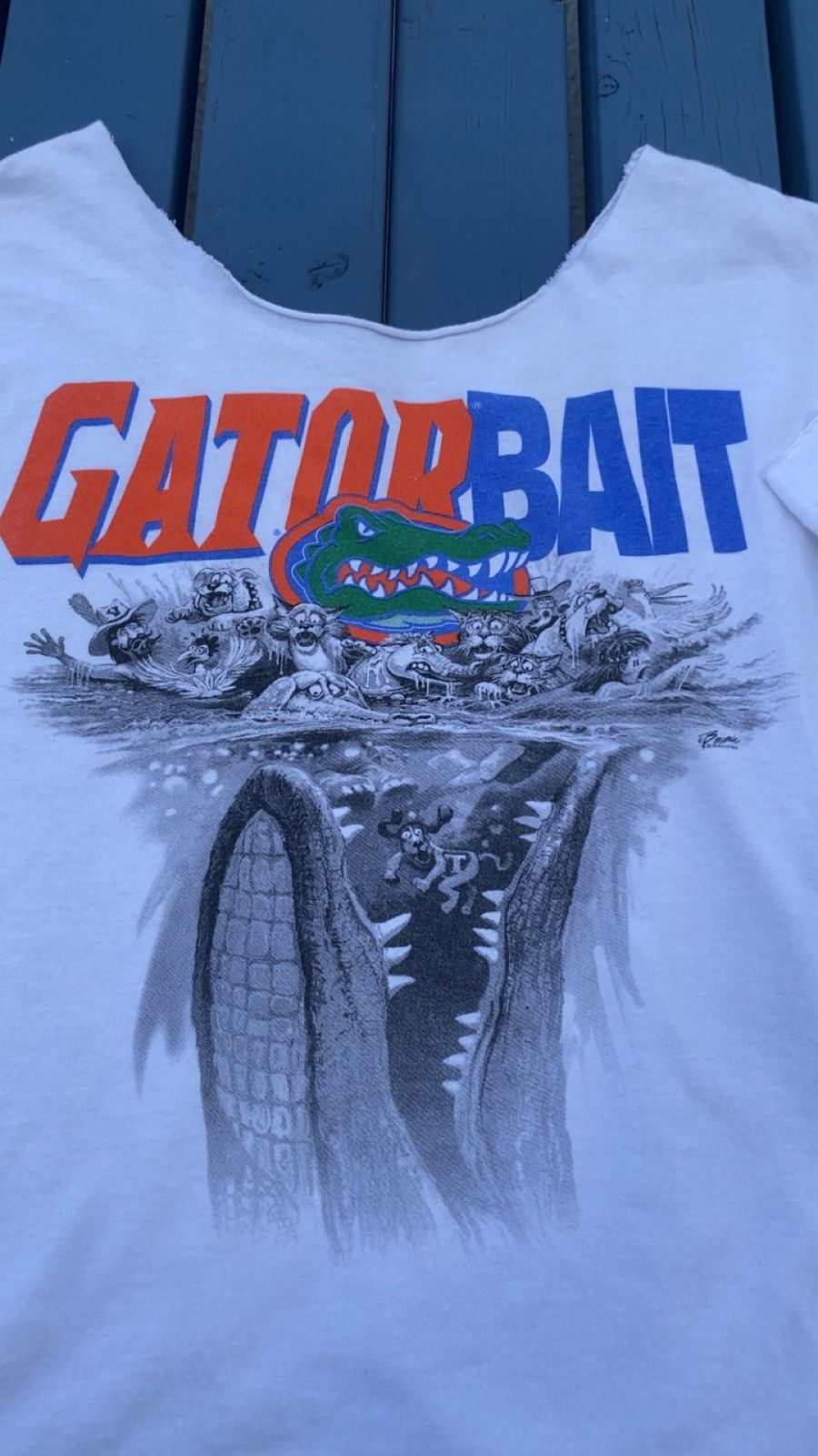 Other White vintage Gator Bait Florida Gators shirt florida Size L / US 10 / IT 46 - 2 Thumbnail