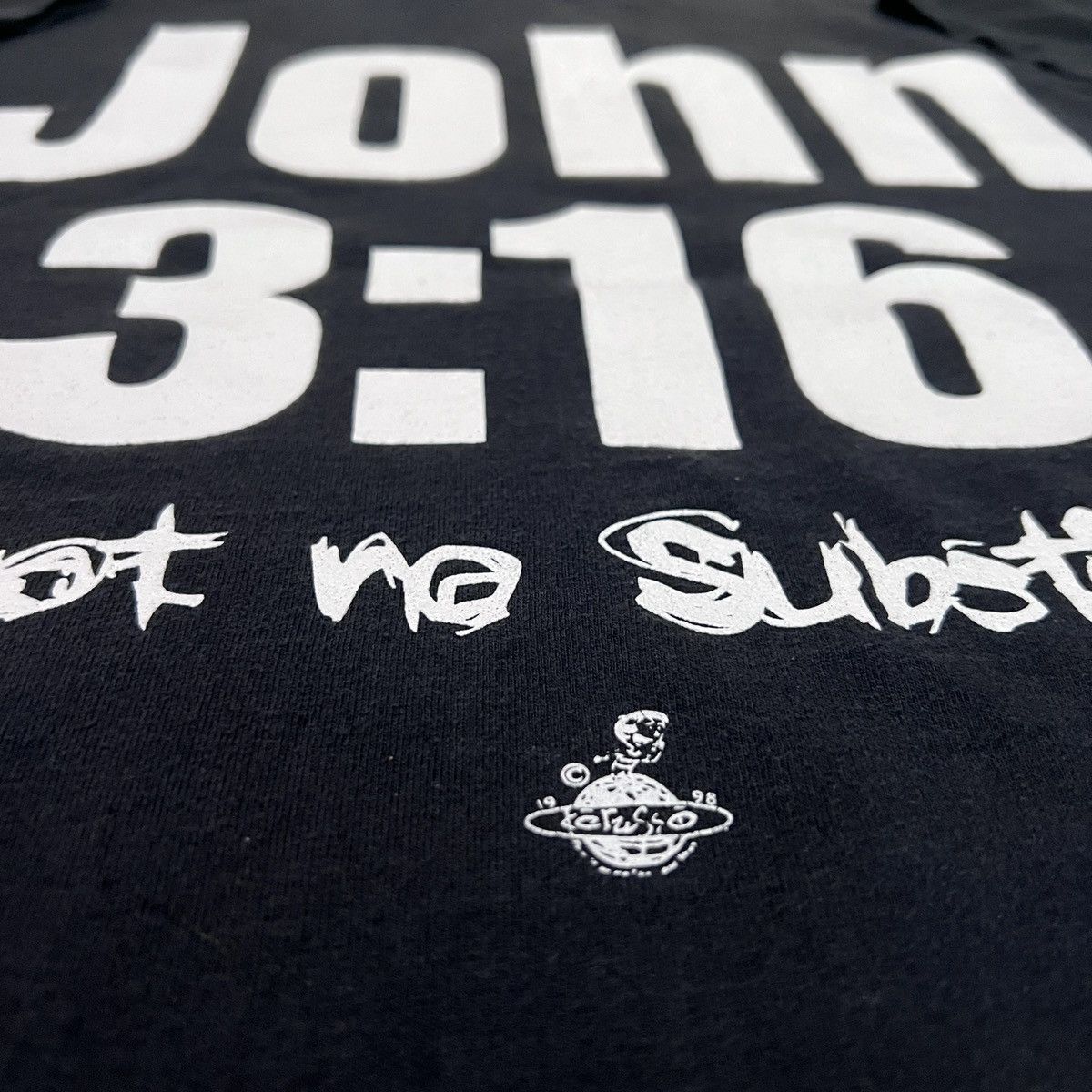 Vintage Vintage 90s Jesus God Bible Holy Stone Cold Parody Tee XL Size US XL / EU 56 / 4 - 7 Thumbnail