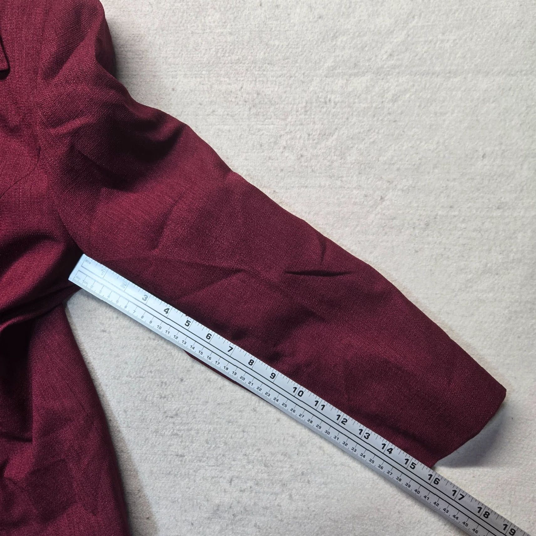 Vintage VINTAGE Morgan Miller Blazer Adult 18 Red Burgandy Tuxedo Buttons Career Business Womens Size XXL / US 16-18 / IT 52-54 - 6 Thumbnail