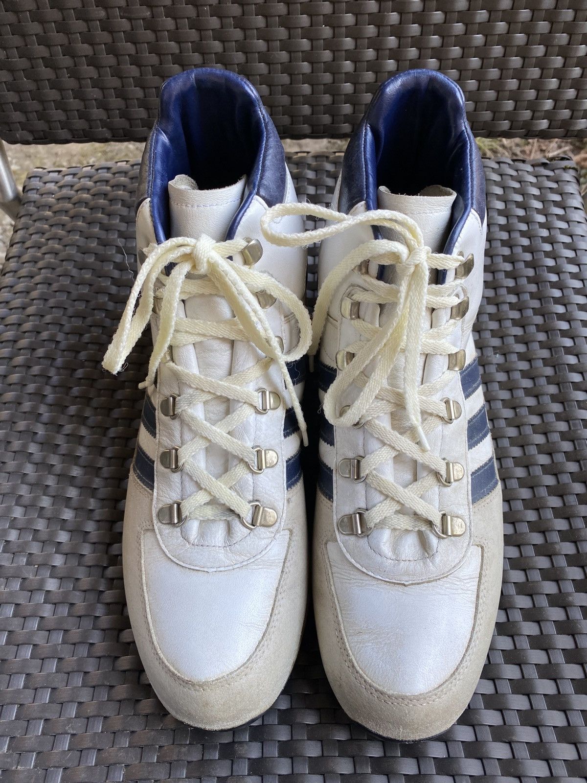 Vintage Vintage Adidas Jogging High Top Shoes Made in Slovenia Rare Size US 10 / EU 43 - 4 Thumbnail