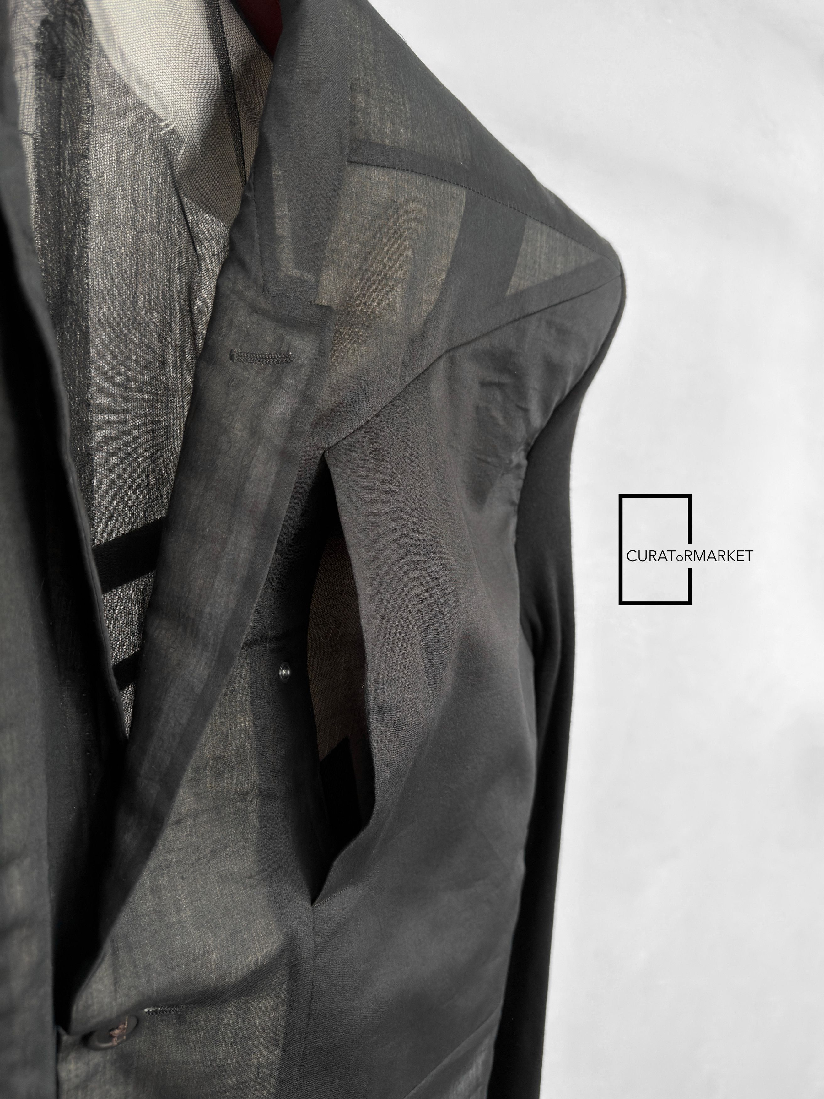 Rick Owens EU48 GRAIL Runway Sample Cobra Silk Tatlin Coat SS24 Lido Size US M / EU 48-50 / 2 - 4 Thumbnail