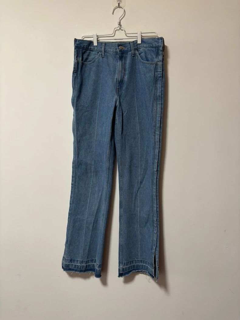 Rick Owens Toga Pulla Reconstructed Flare Jeans Size US 34 / EU 50 - 1 Thumbnail