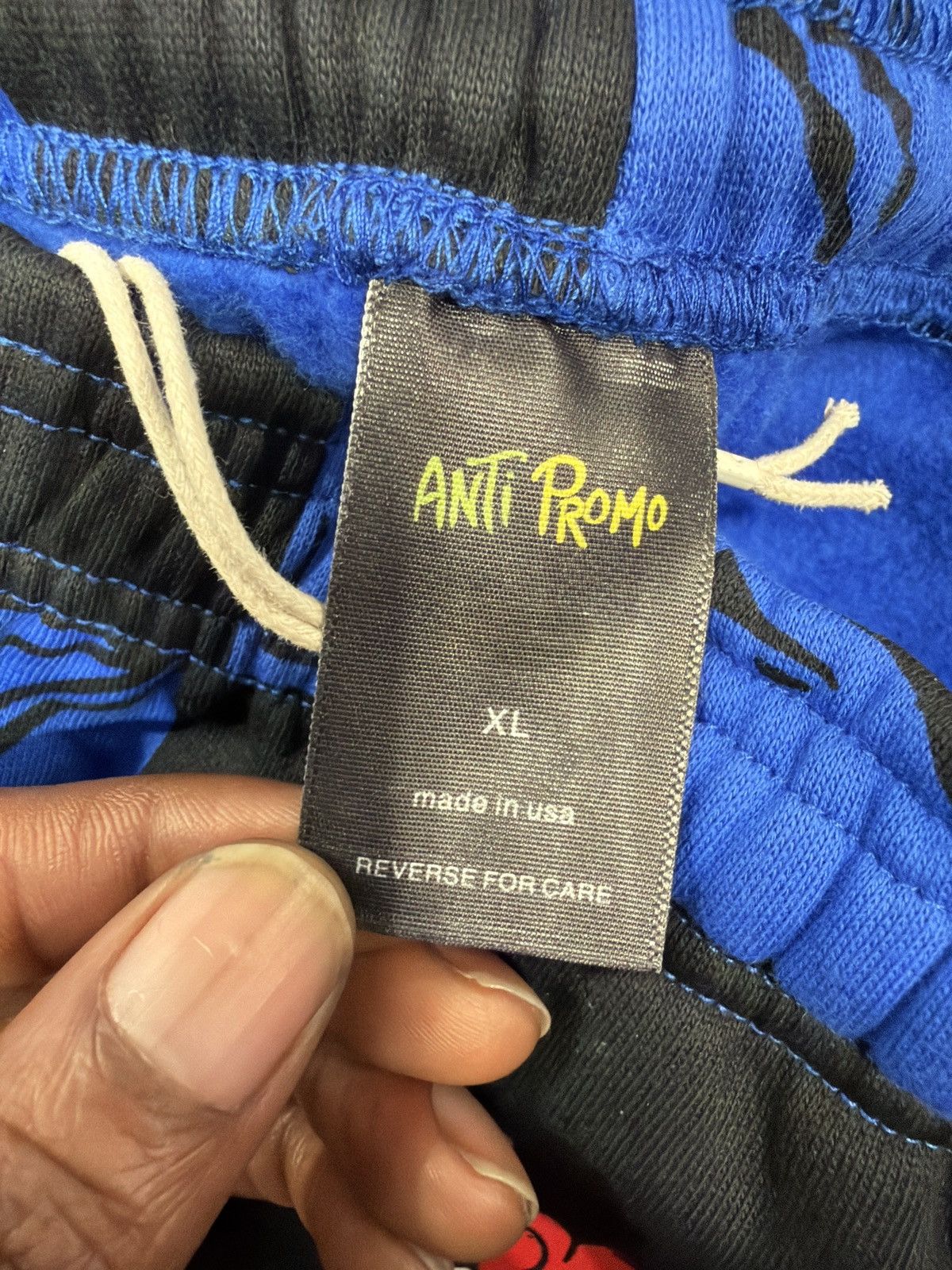 Matty Boy Matty Boy Anti Promo 99 Eyez Sweatpants (Blue) Size US 38 / EU 54 - 3 Thumbnail