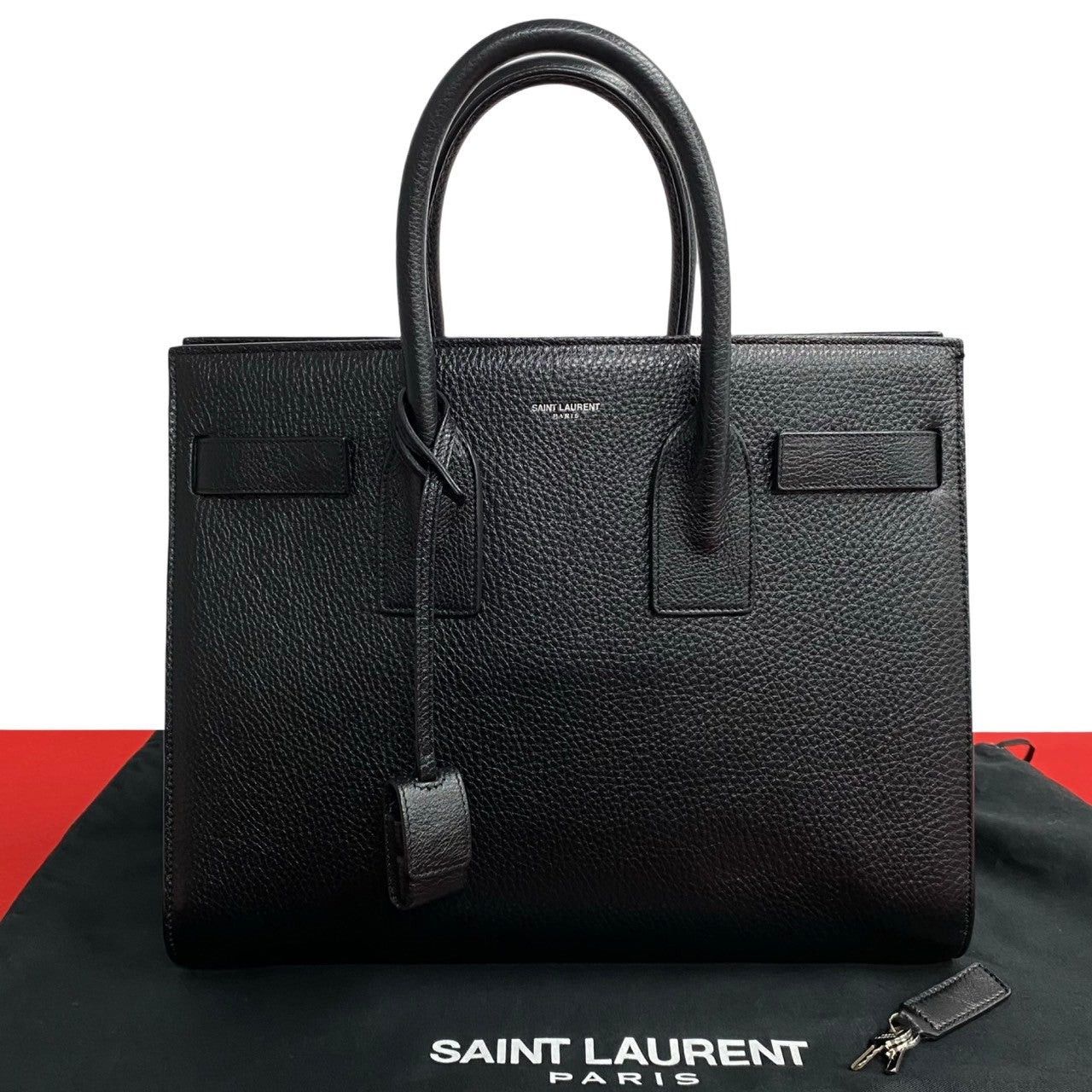 Yves Saint Laurent Yves Saint Laurent Handbag Black Leather Size ONE SIZE - 1 Thumbnail